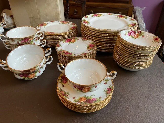 Bone China Old Rose China Old Country Rose China Value ROYAL