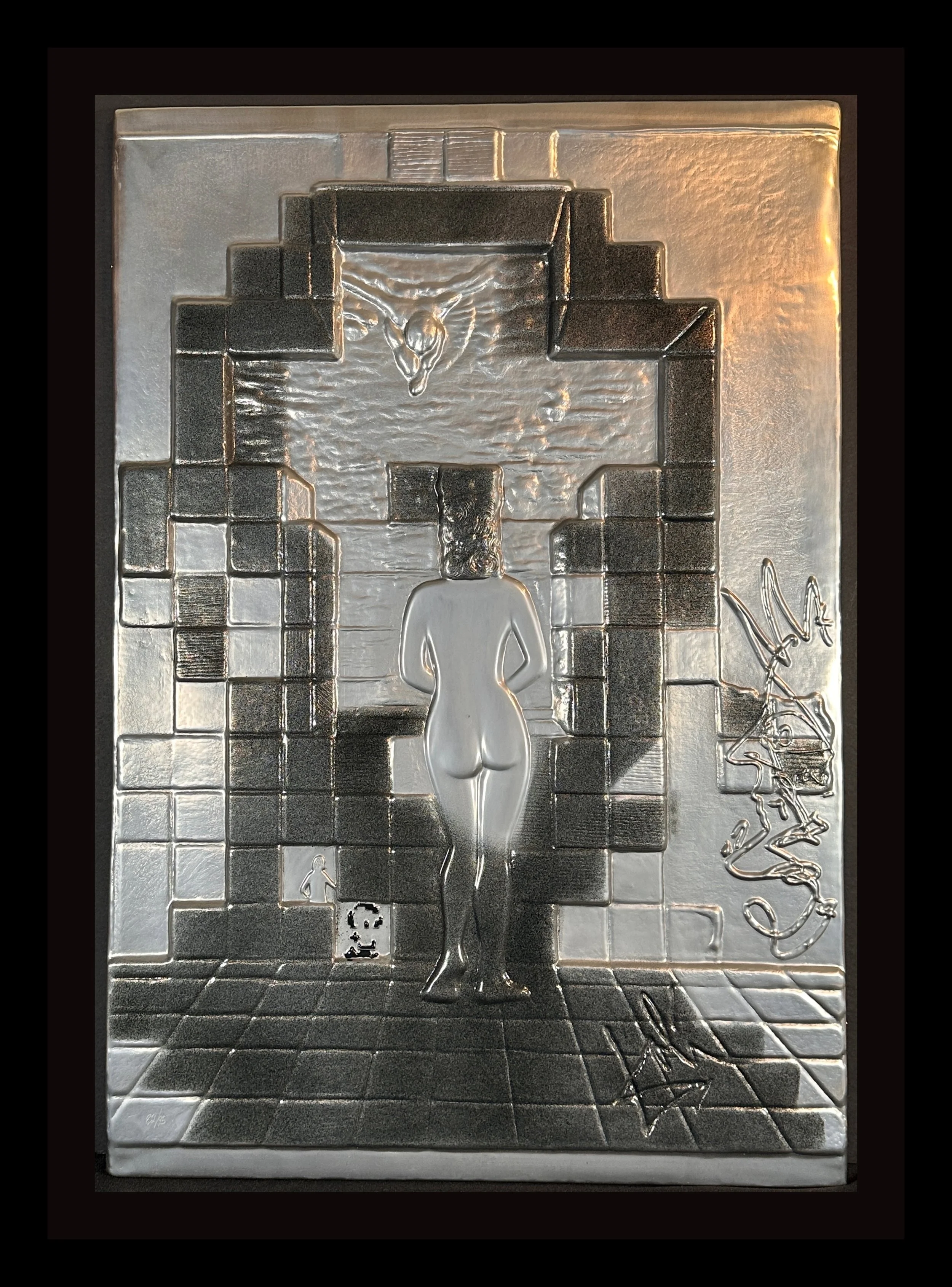 Lincoln in Dalivision Platinum Bas Relief