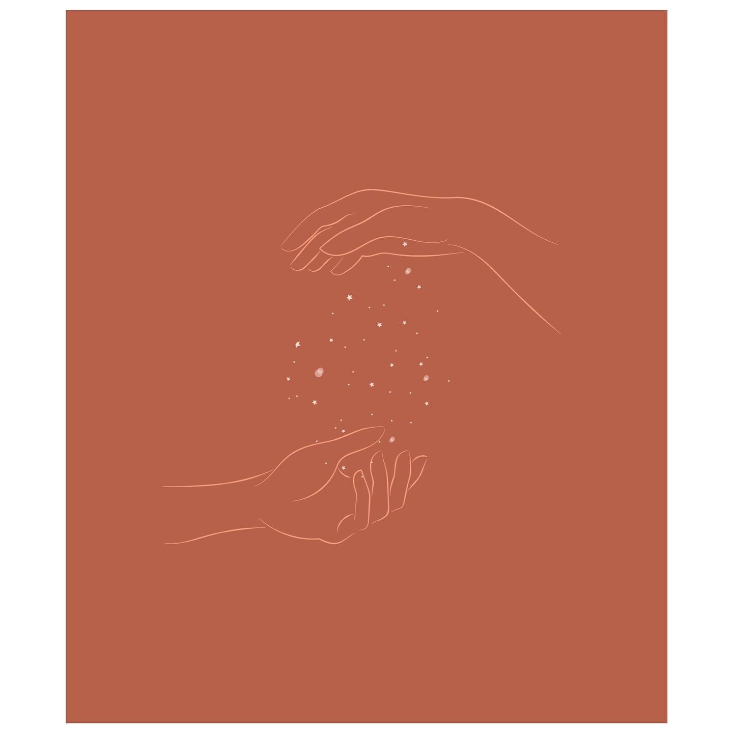 Evening illustration inspired by the galaxies of ideas that we each have inside of us ✨ and the magic that is made when we share them. Made better by edits by @mackenziejohnson.design as always.