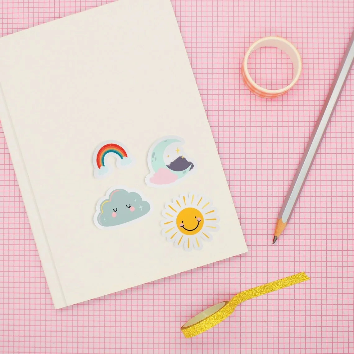 Mini Waterproof Sticker Set