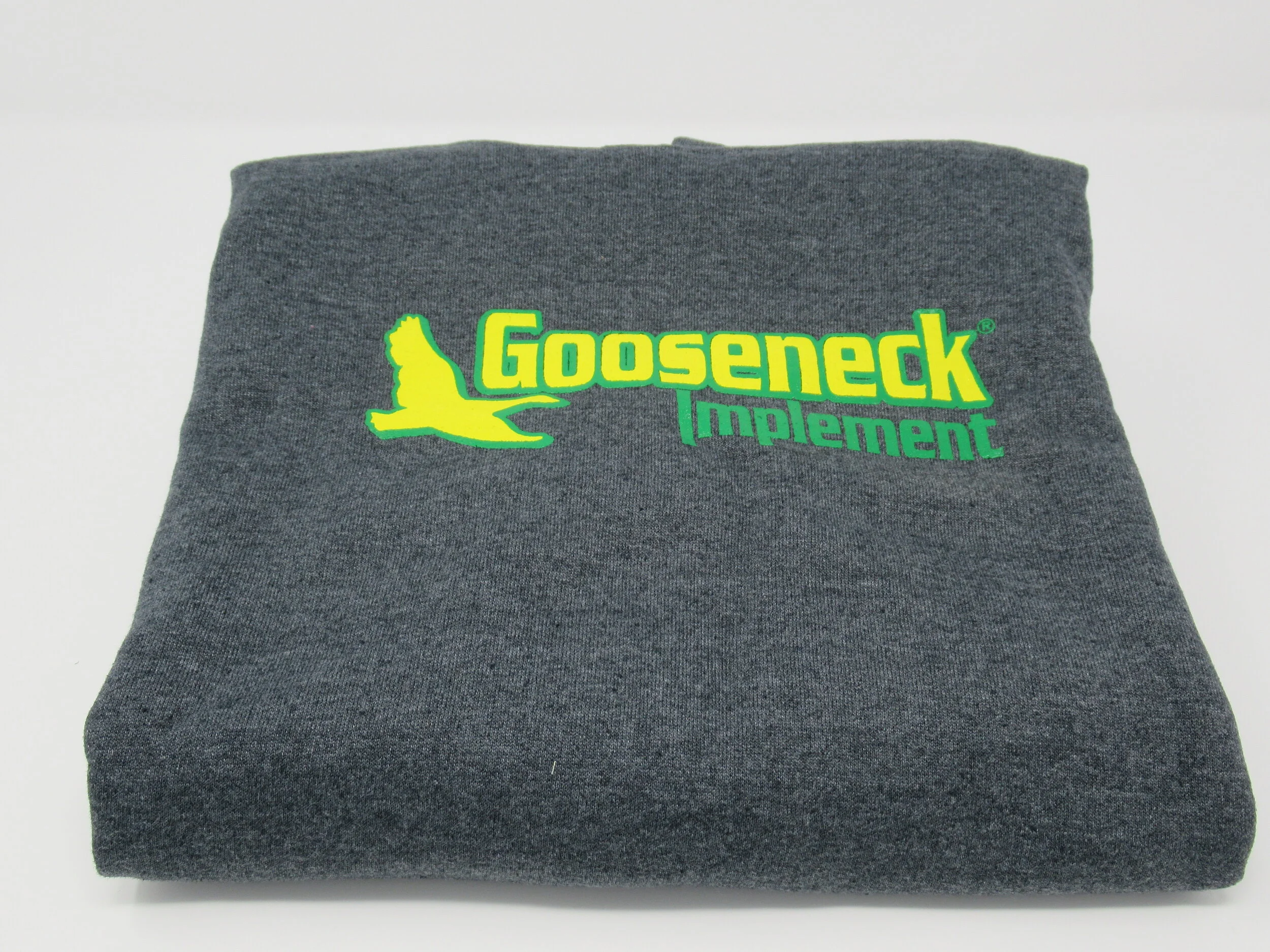 Youth Grey Sweatshirt with Green and Yellow Logo