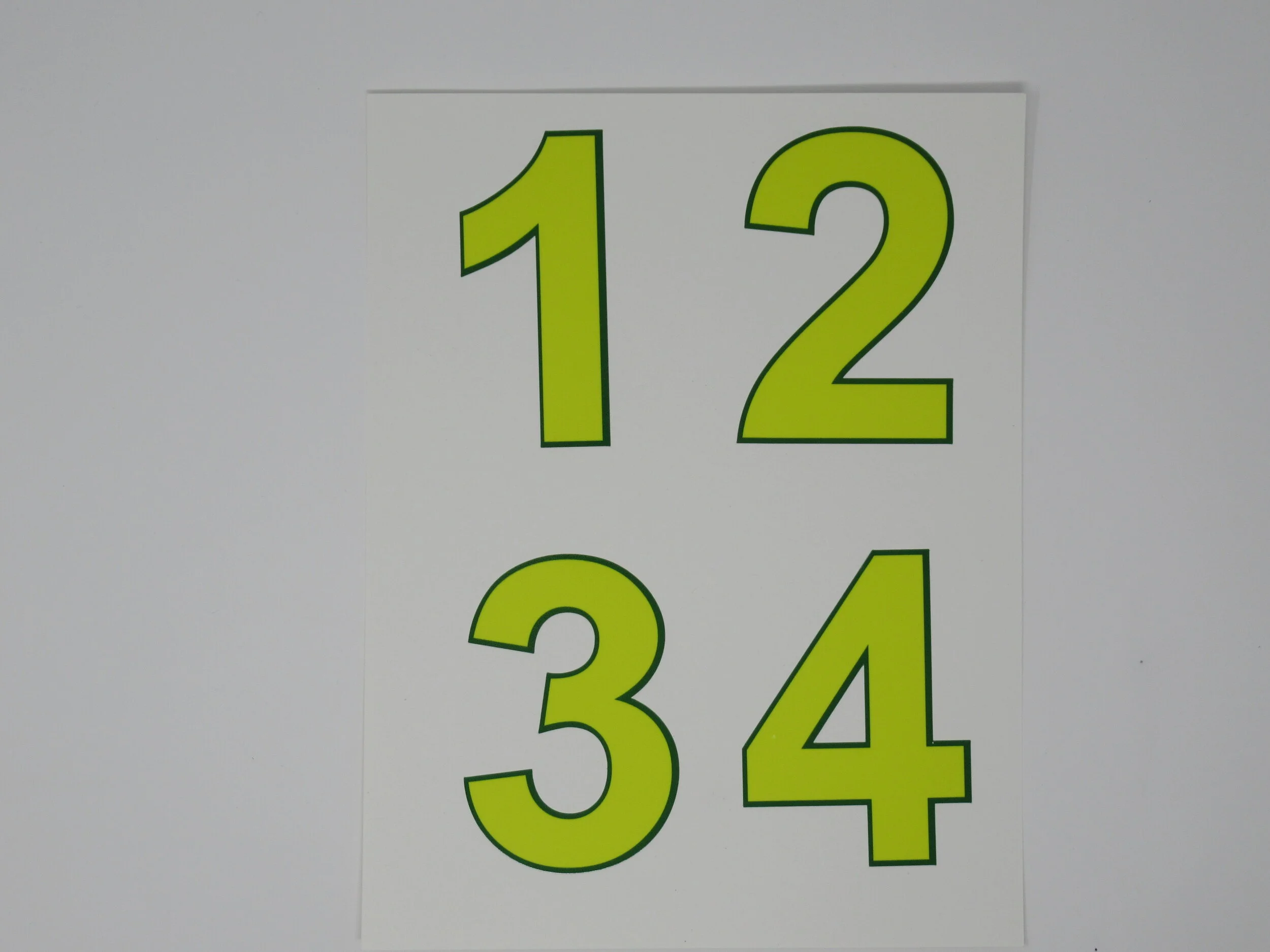 Multi-Equipment numbers (0-9)