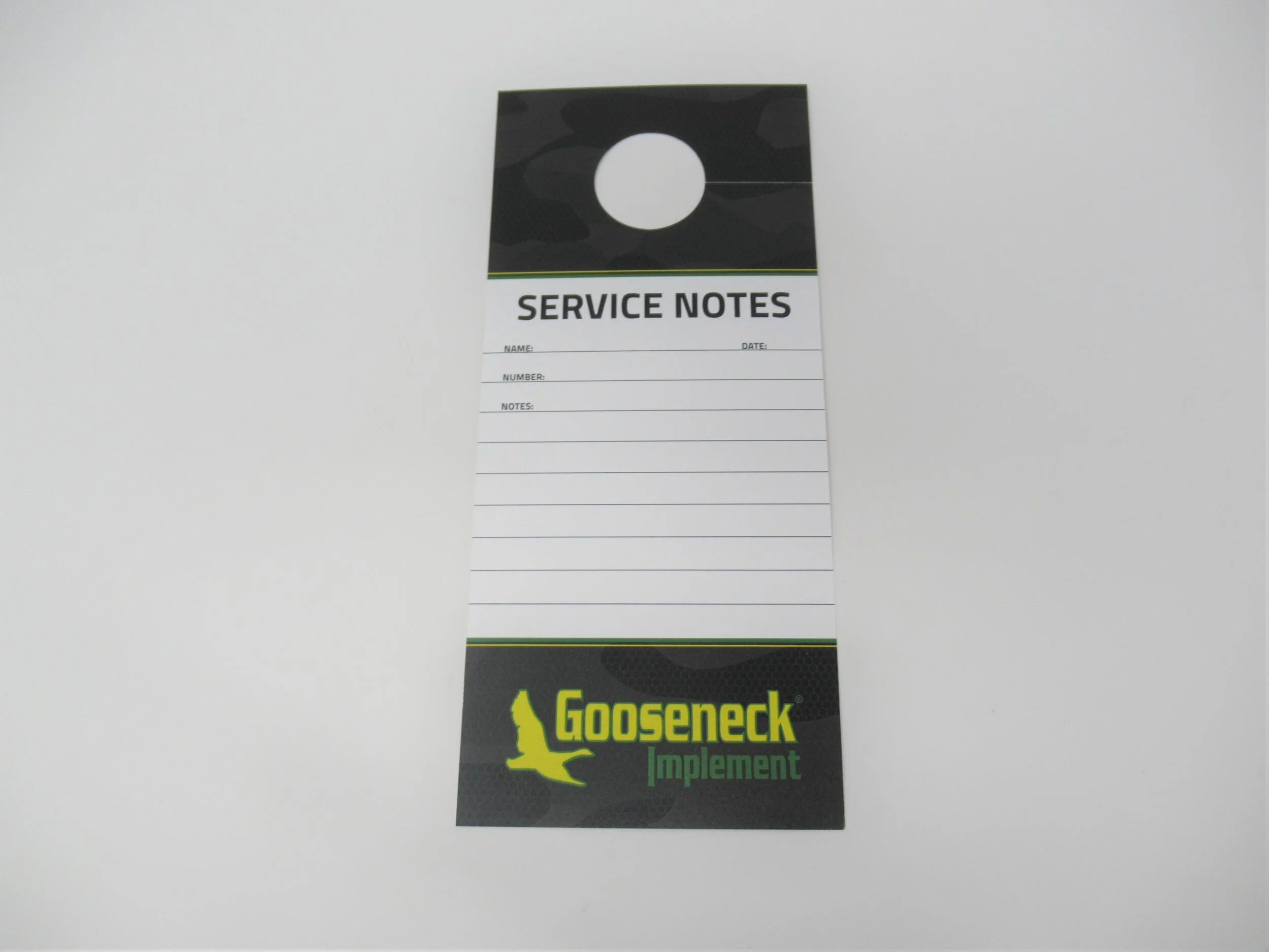 Service Notes Hanger