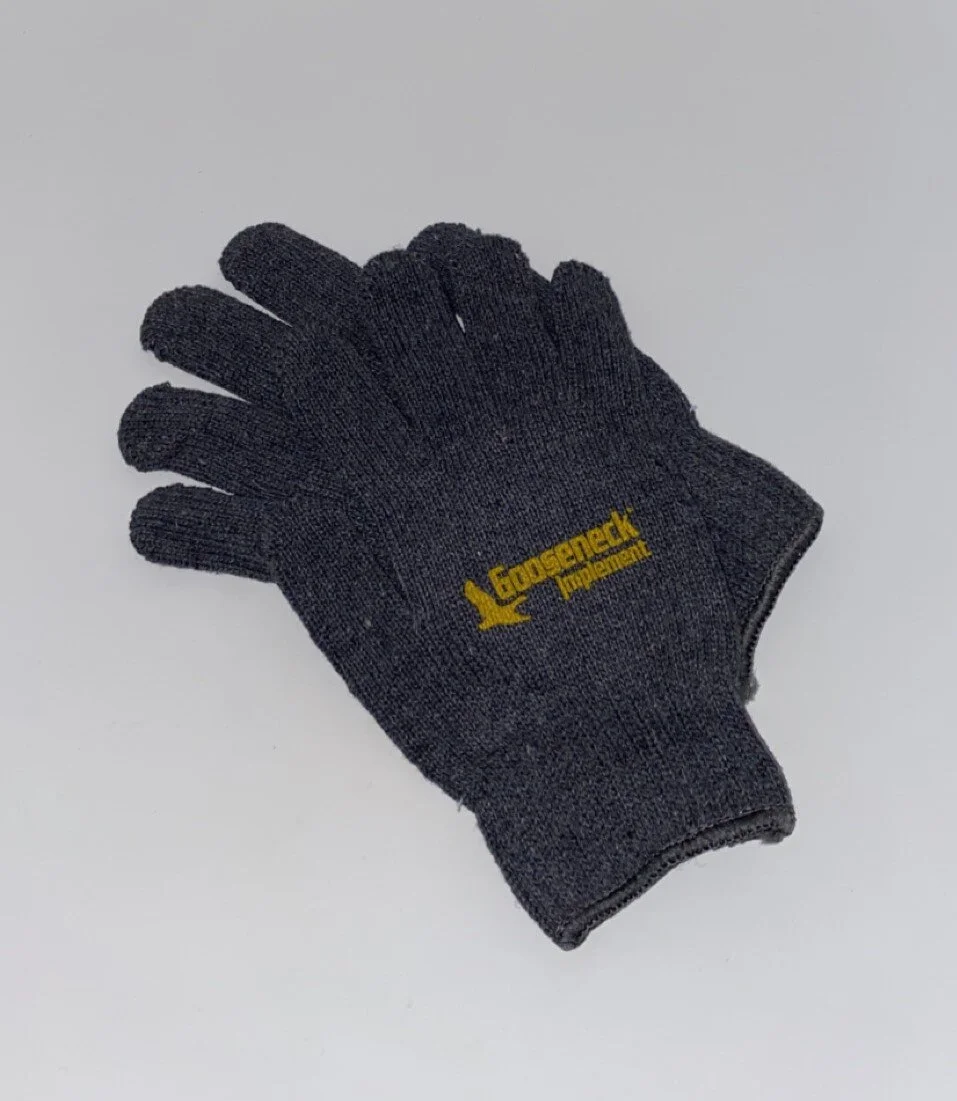 Gooseneck Gray Knit Gloves