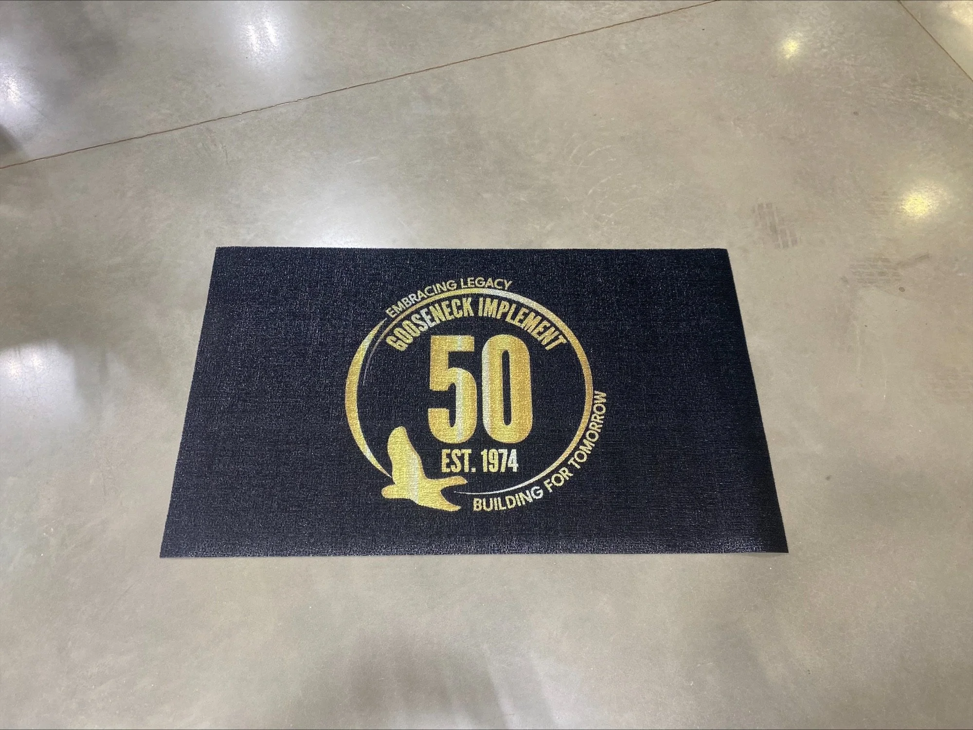 50th Anniversary Logo Shop Mats