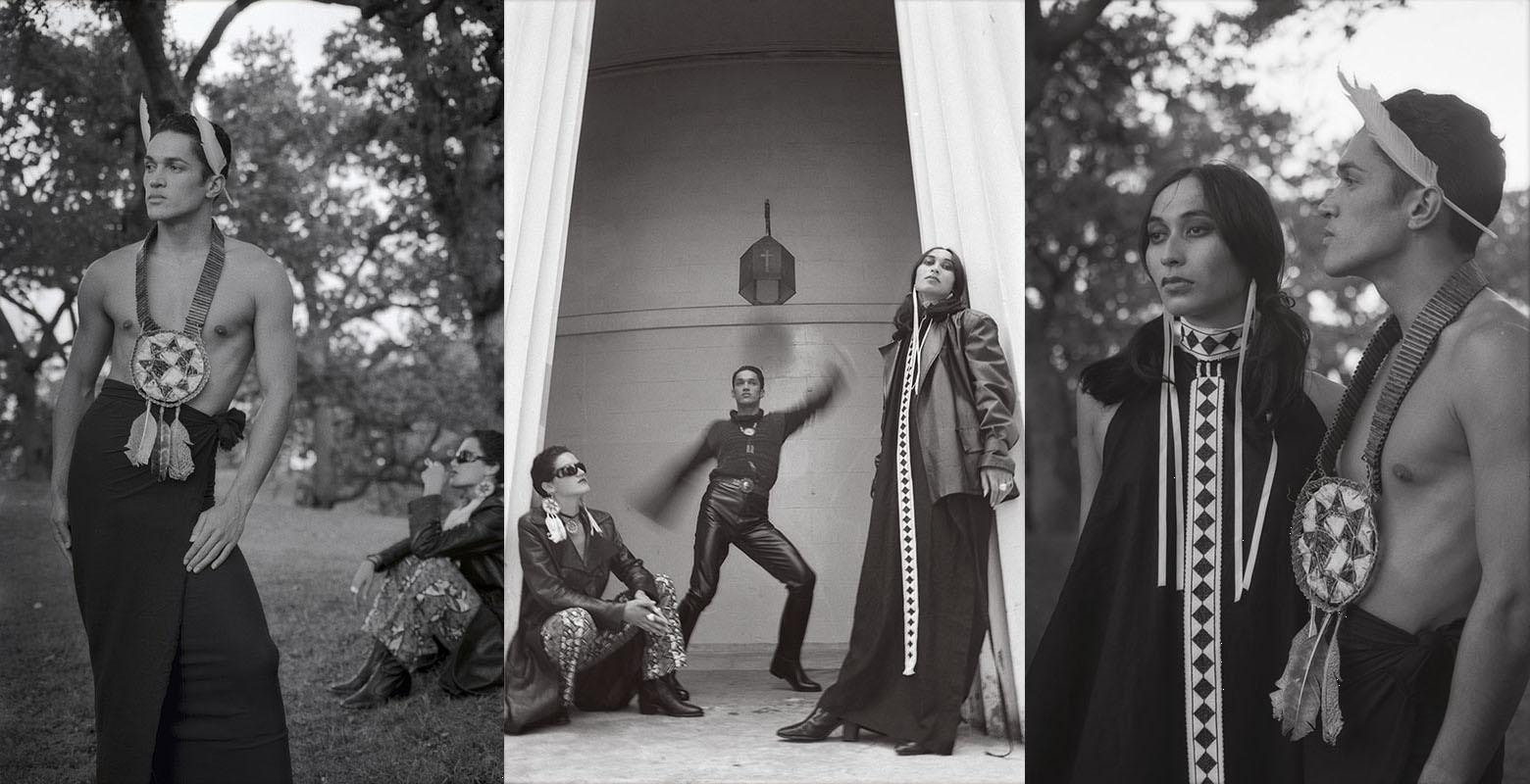 Born in the 1990s in Auckland, The Pacific Sisters is a collective of Pacific and Māori fashion designers, artists, performers, and musicians.