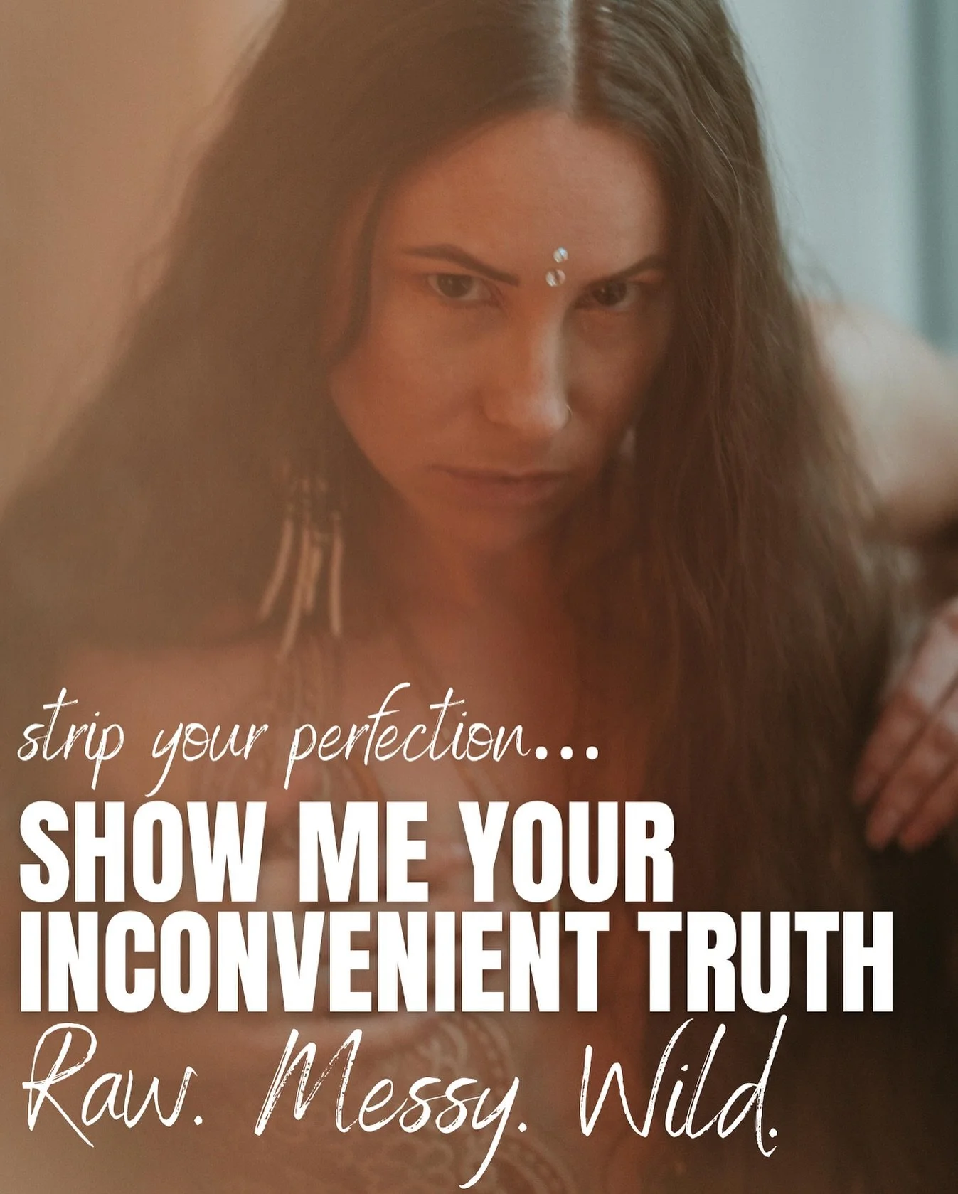 She smeared dirt across my face.

With a lovingly devilish grin that was truly angelic&hellip;

&ldquo;I want you dirty&hellip; be fucking messy&rdquo; she said

This was the fourth time I had met her, my deep feminine within (who won&rsquo;t tell me