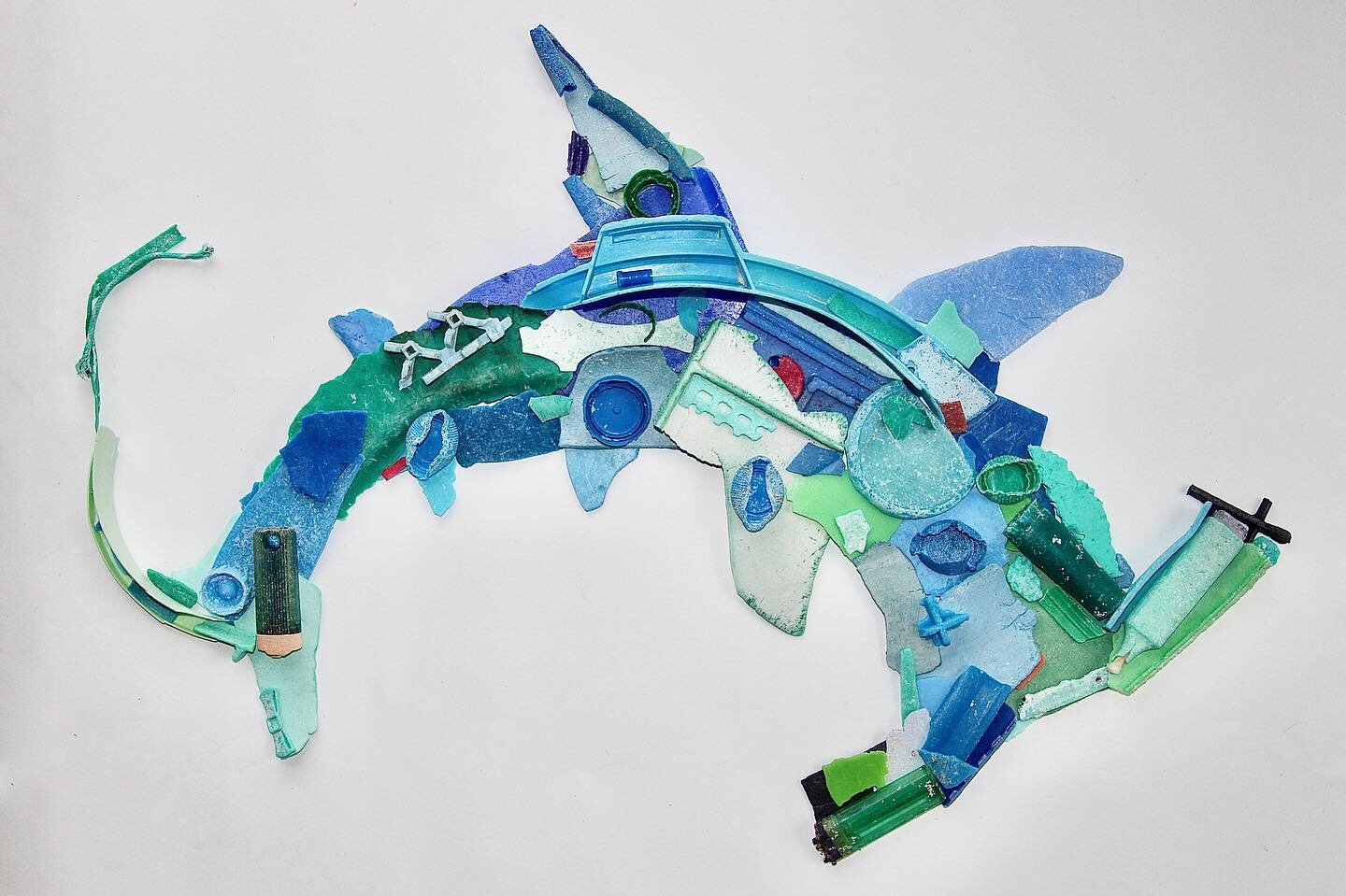 My ocean plastic piece inspired by my time scuba diving in Australia and the recent documentary #seaspiracy