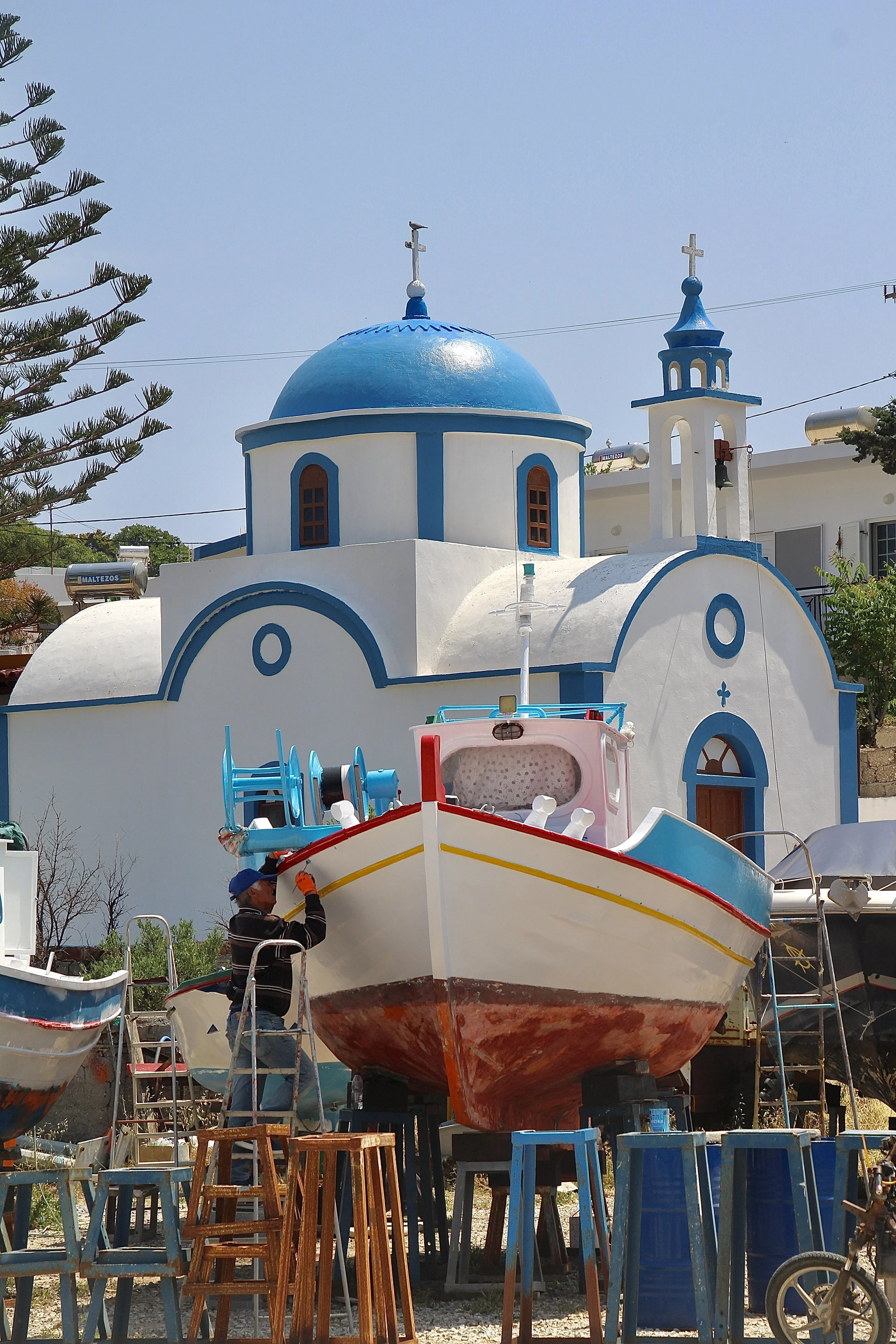 The Boat and the Bell Tower.JPG