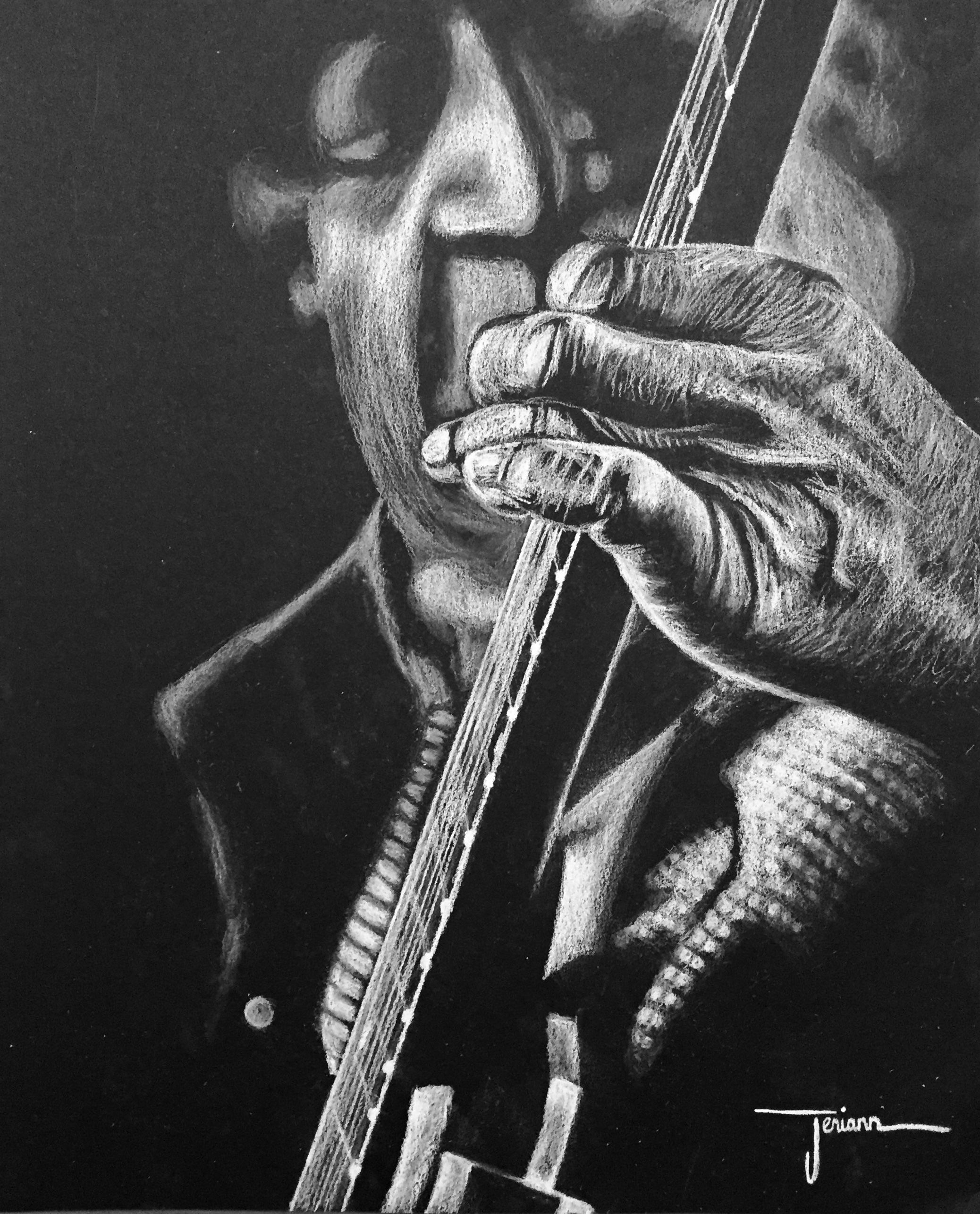 “Damn Right I’ve Got The Blues” - Commissioned Drawing
