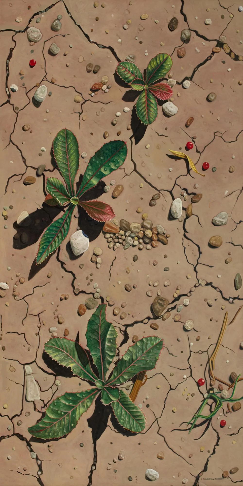 Against All Odds, 60 x 36 inches
