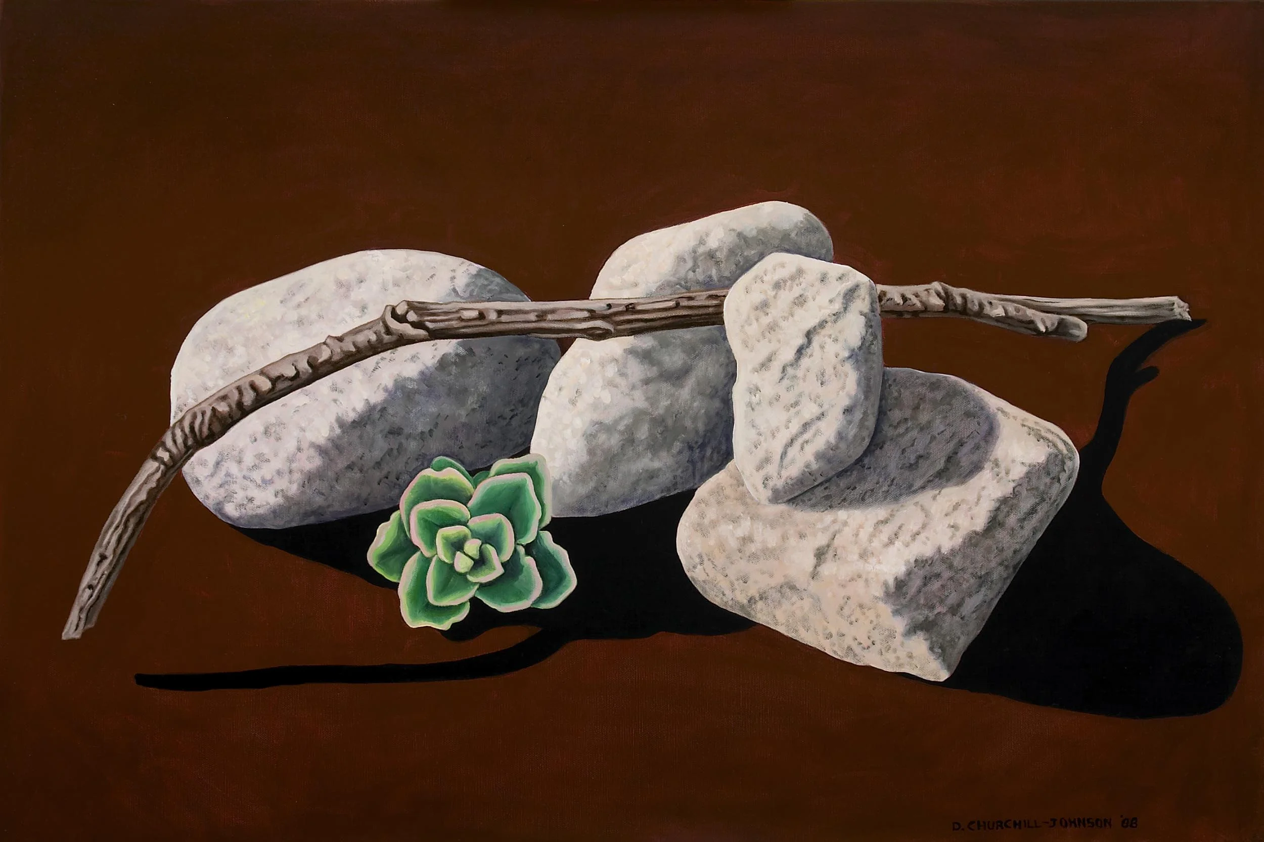 Blossom & Twig, 24 x 36 inches