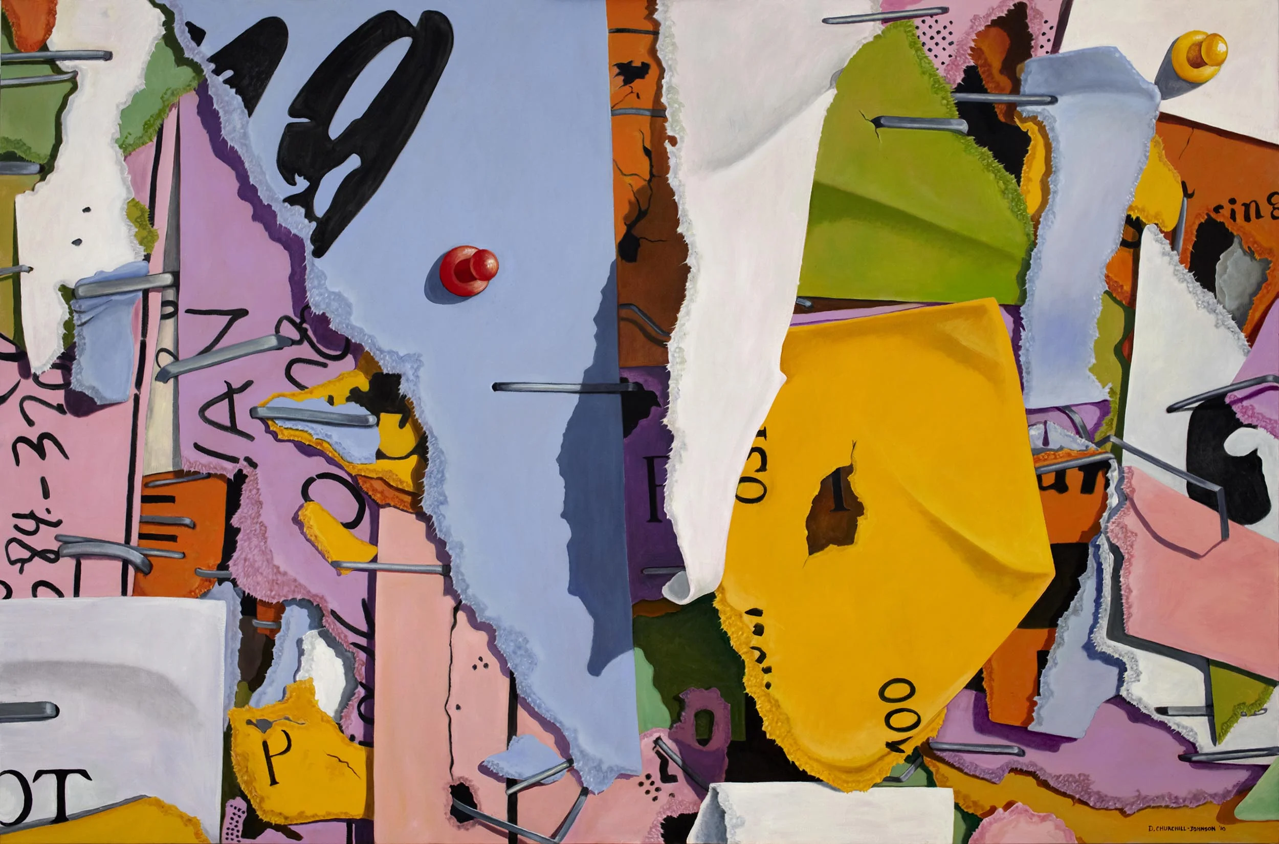 Urgent Notice, 48 x 72 inches