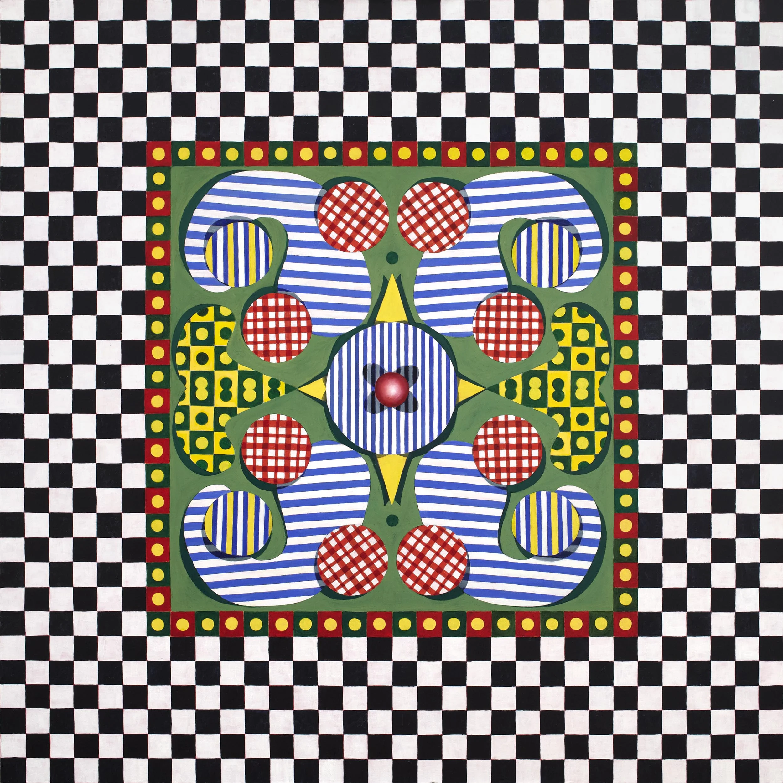 Juggling, 48 x 48 inches