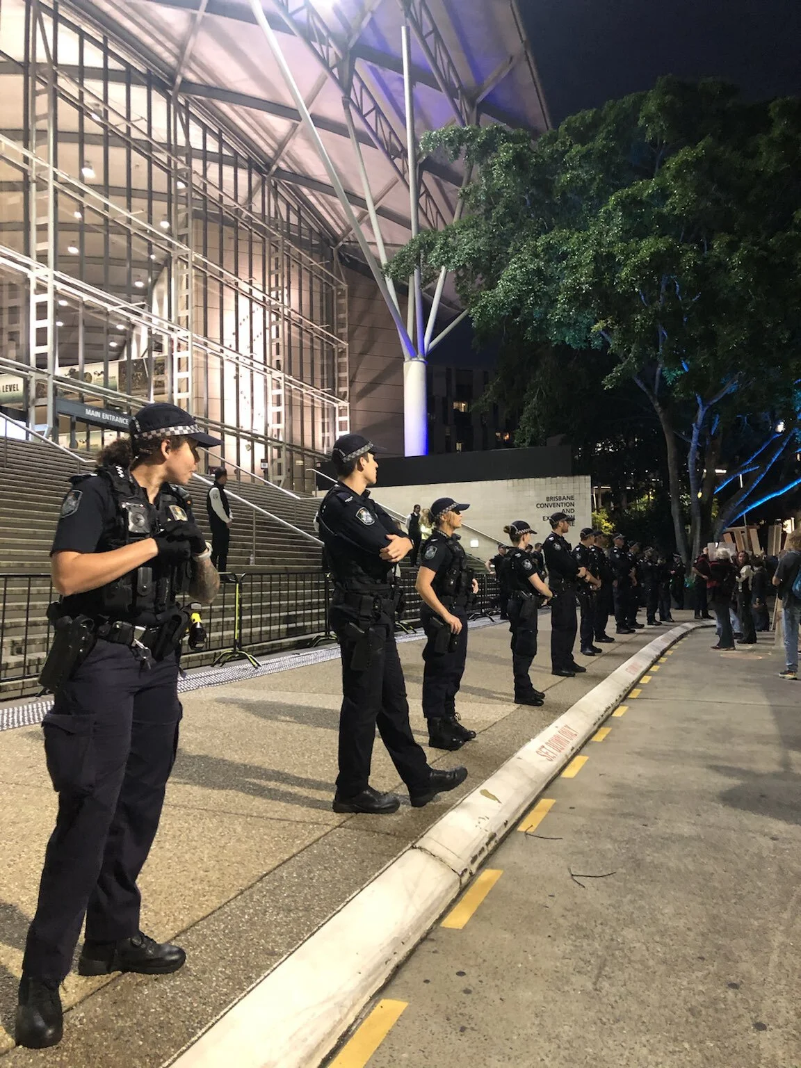 Preliminary statement: Excessive use of force by Queensland Police Officers at Disrupt Land Forces protest event