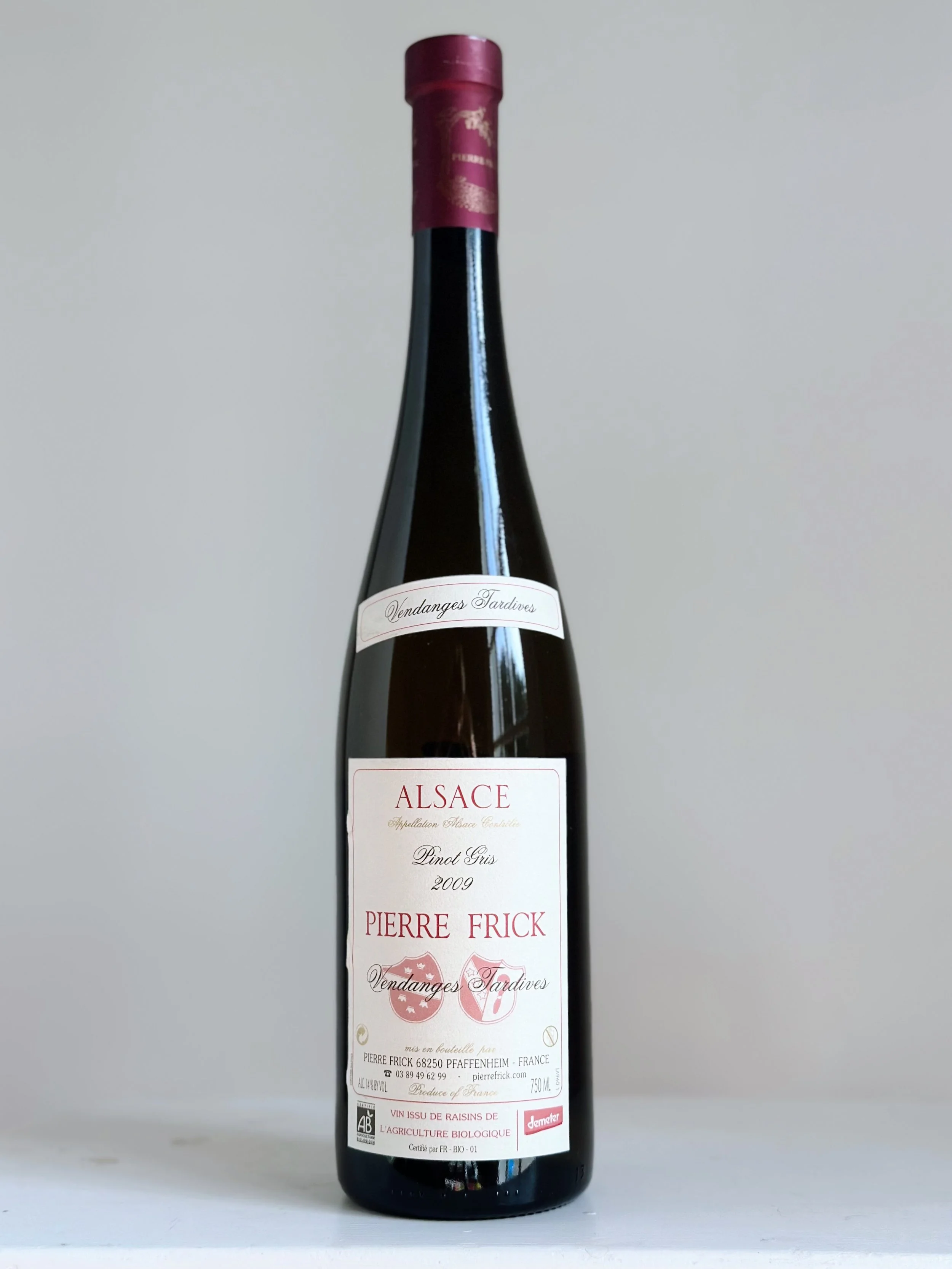 pierre frick 2009 pinot gris 'vendanges tardives' - $100.00