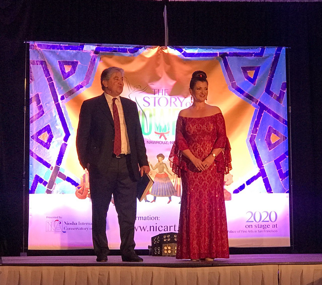 Our emcee, Mr. Saman Sohaili.