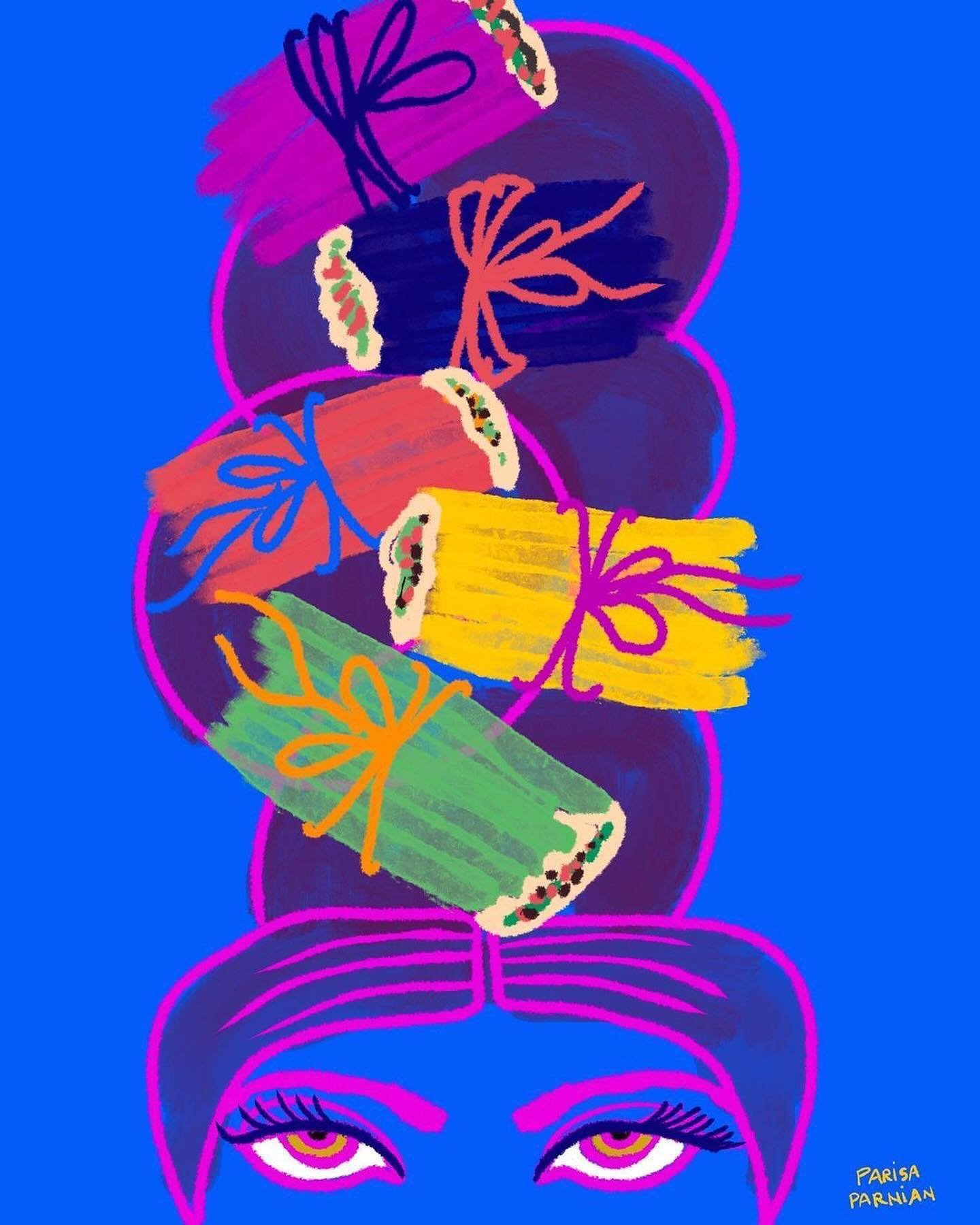 A shoutout to amazing artist Parisa Parnian aka @savage_taste/ @savagemuse, an Iranian-American multi-disciplinary visual artist and culinary creative. She uses food, design and performative storytelling to build bridges and connect communities.

Par