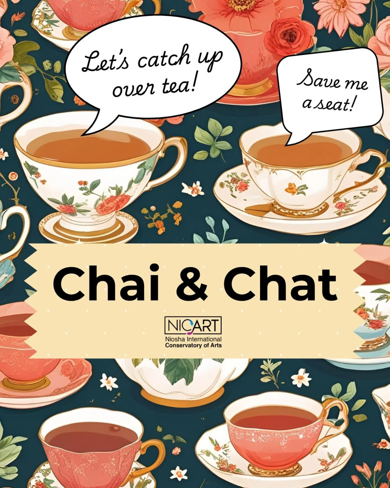 ☕✨ Chai &amp; Chat! ✨☕

Join us for a cozy afternoon of tea, sweets, and great music!

Come share stories, connect, and enjoy a relaxed get-together with friends old and new.

📍 Santorini Mediterranean Restaurant, Danville, CA
🗓 Sunday, July 20th
⏰