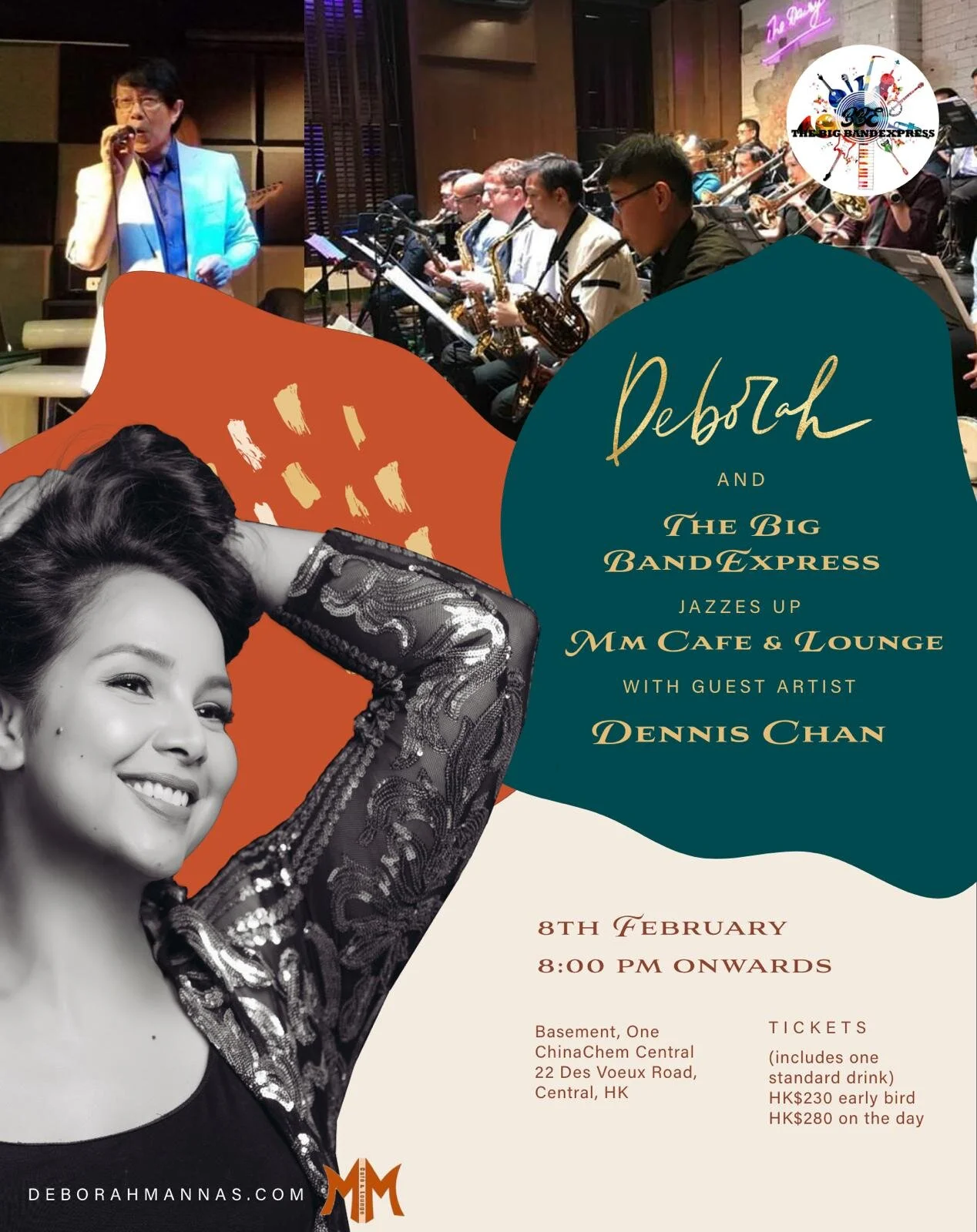 Deborah and The Big Band Express jazzes up MM Cafe & Lounge