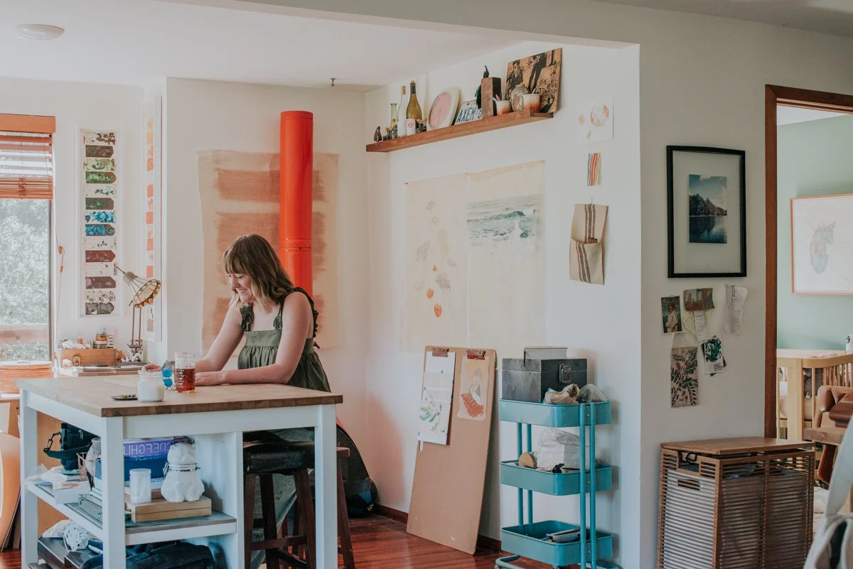 PORTRAITS - AT HOME WITH SARA AMMONS ART