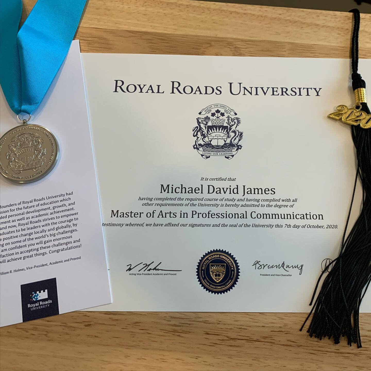 Well...after two amazing but tough years, we&rsquo;re done! What an amazing experience with some amazing people! Congrats to all of my cohort! #yeg #theyegmakers #thesis #graduation2020 #royalroadsuniversity @royalroadsu