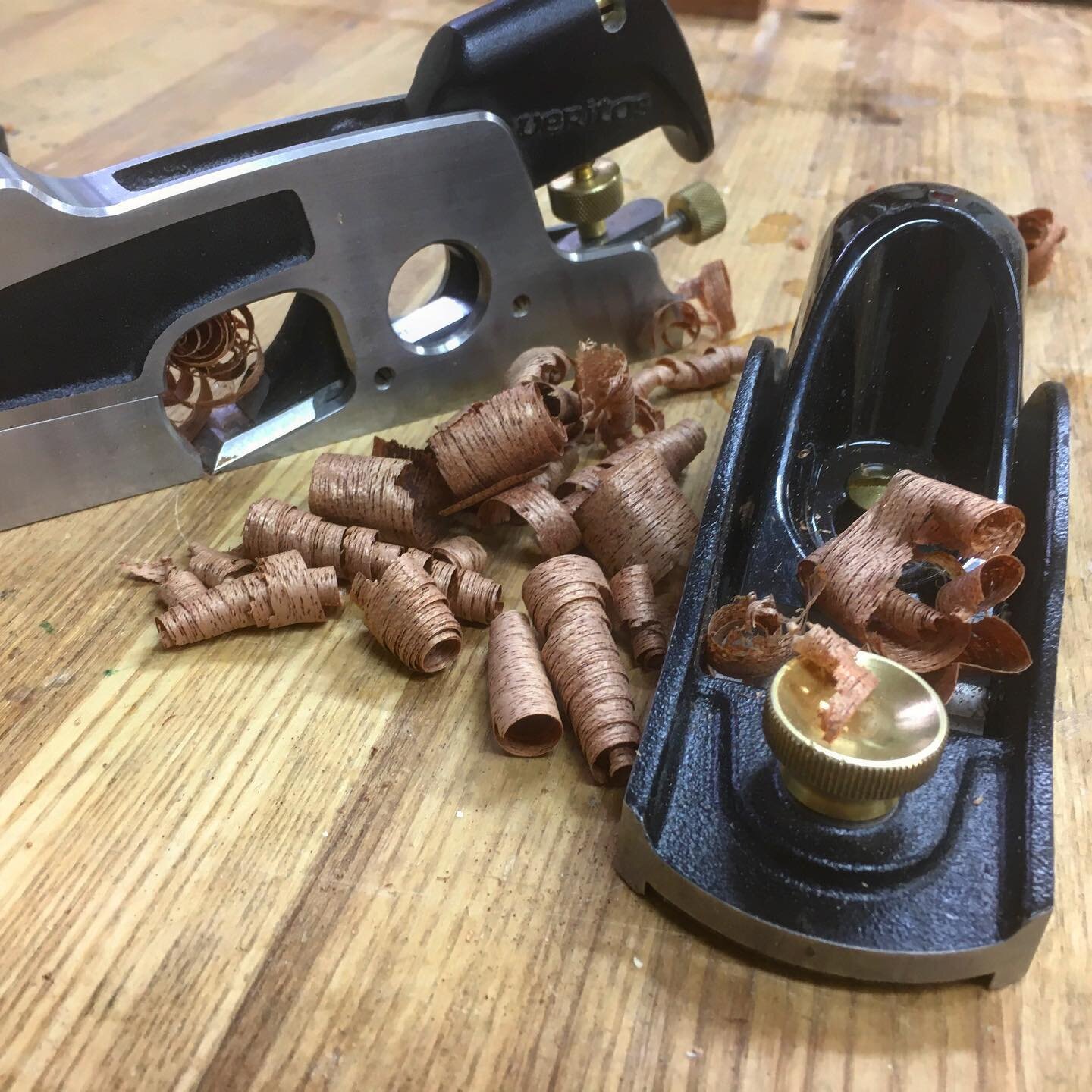 Finally back into using #handtools! #yeg #yegmaker #theyegmakers #wood #woodworking #yegwoodworking #campaignfurniture #handplane