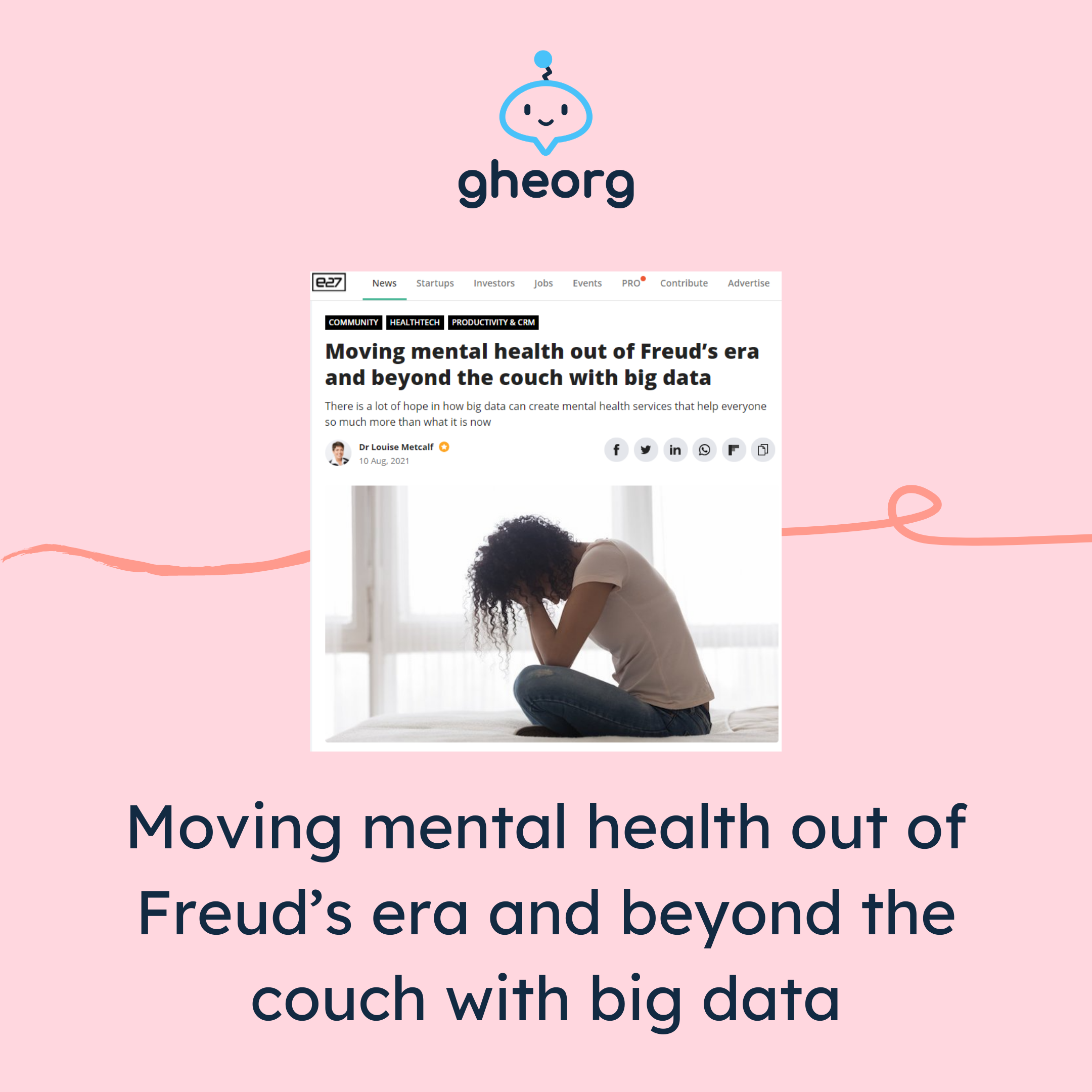e27 Article: Moving mental health out of Freud’s era and beyond the couch with big data