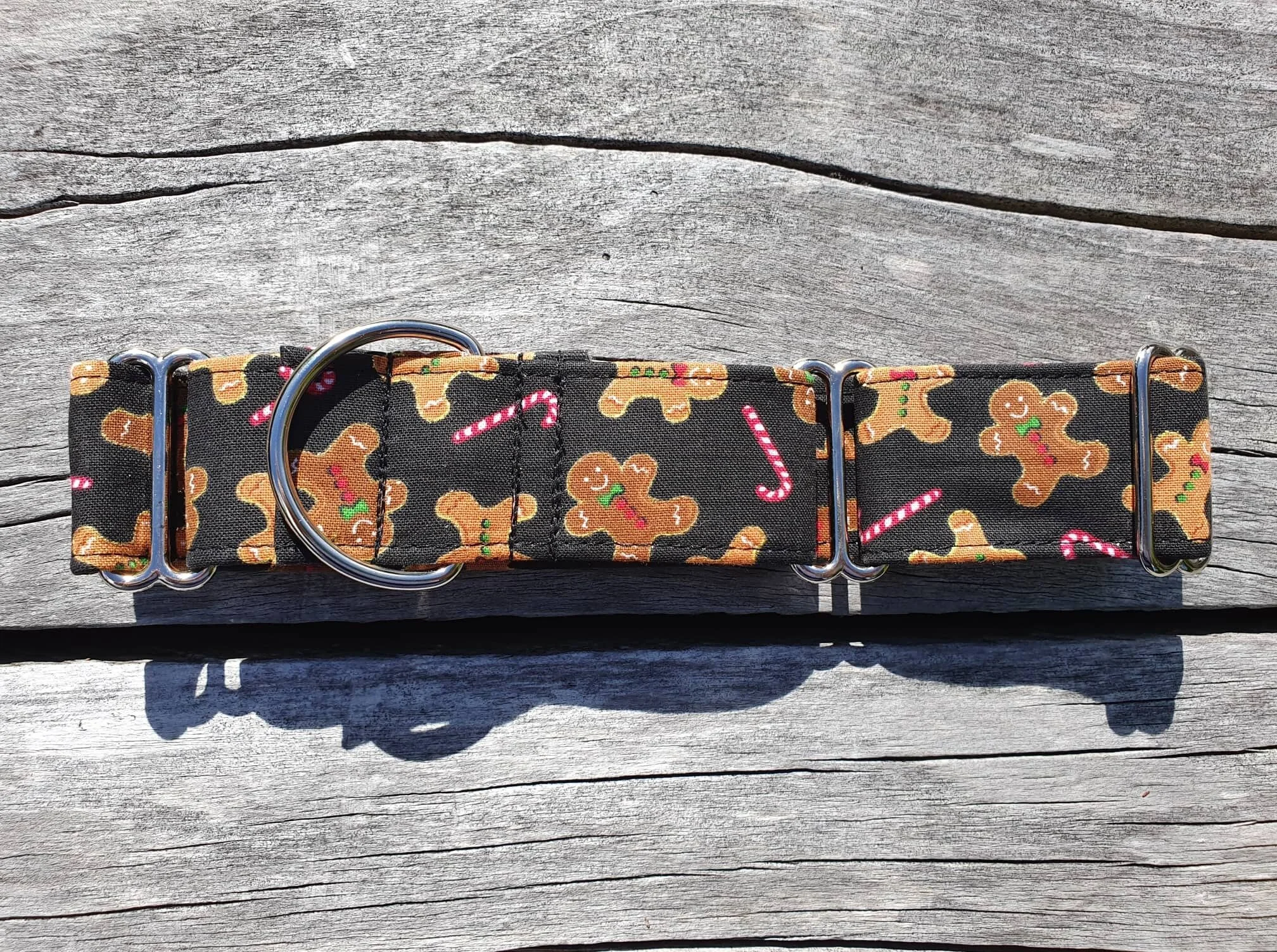 1.5 inch GingerBread Man Christmas Collar