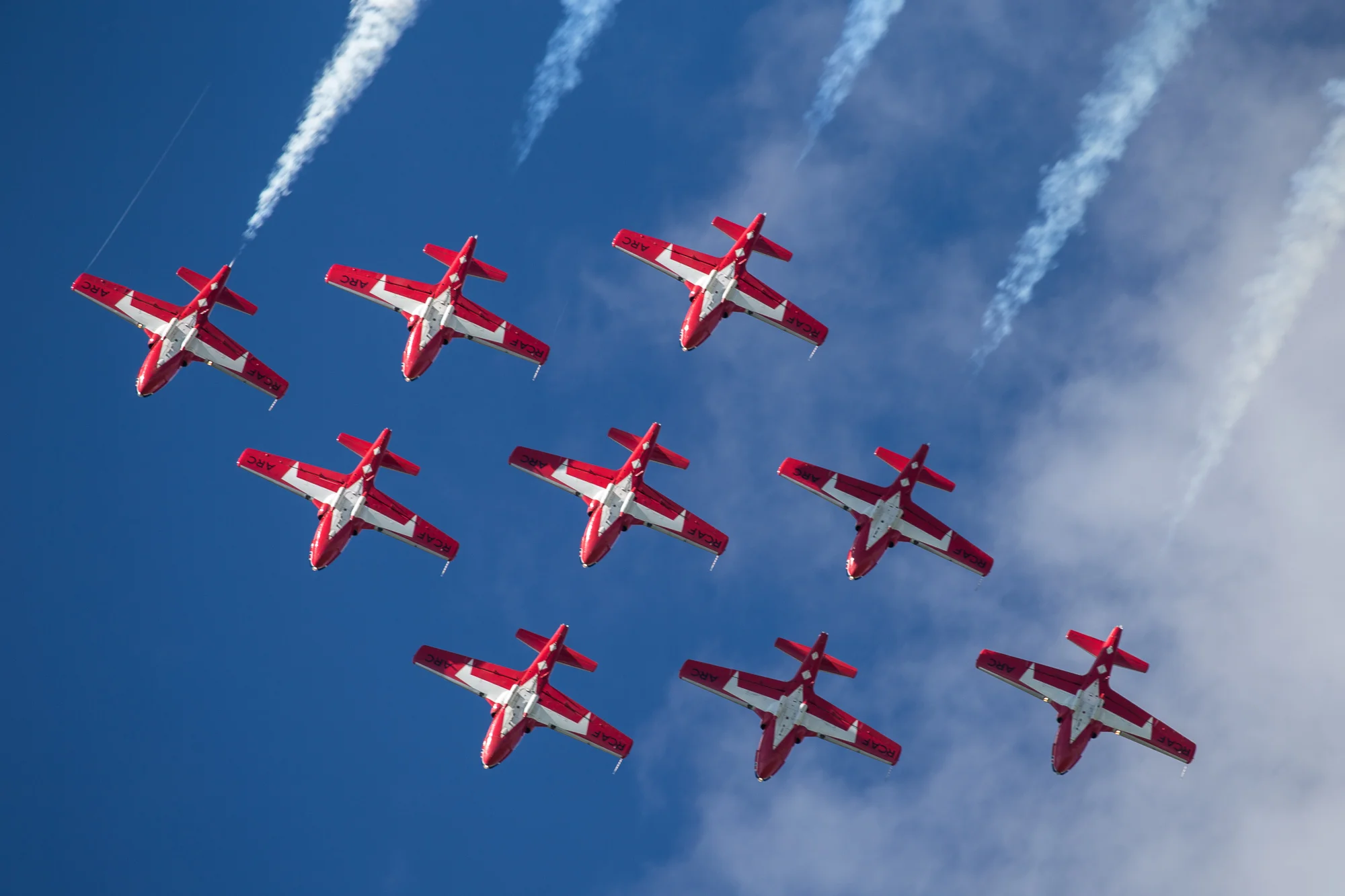 Canada Snowbirds Formation Flight, Edmonton Airshow