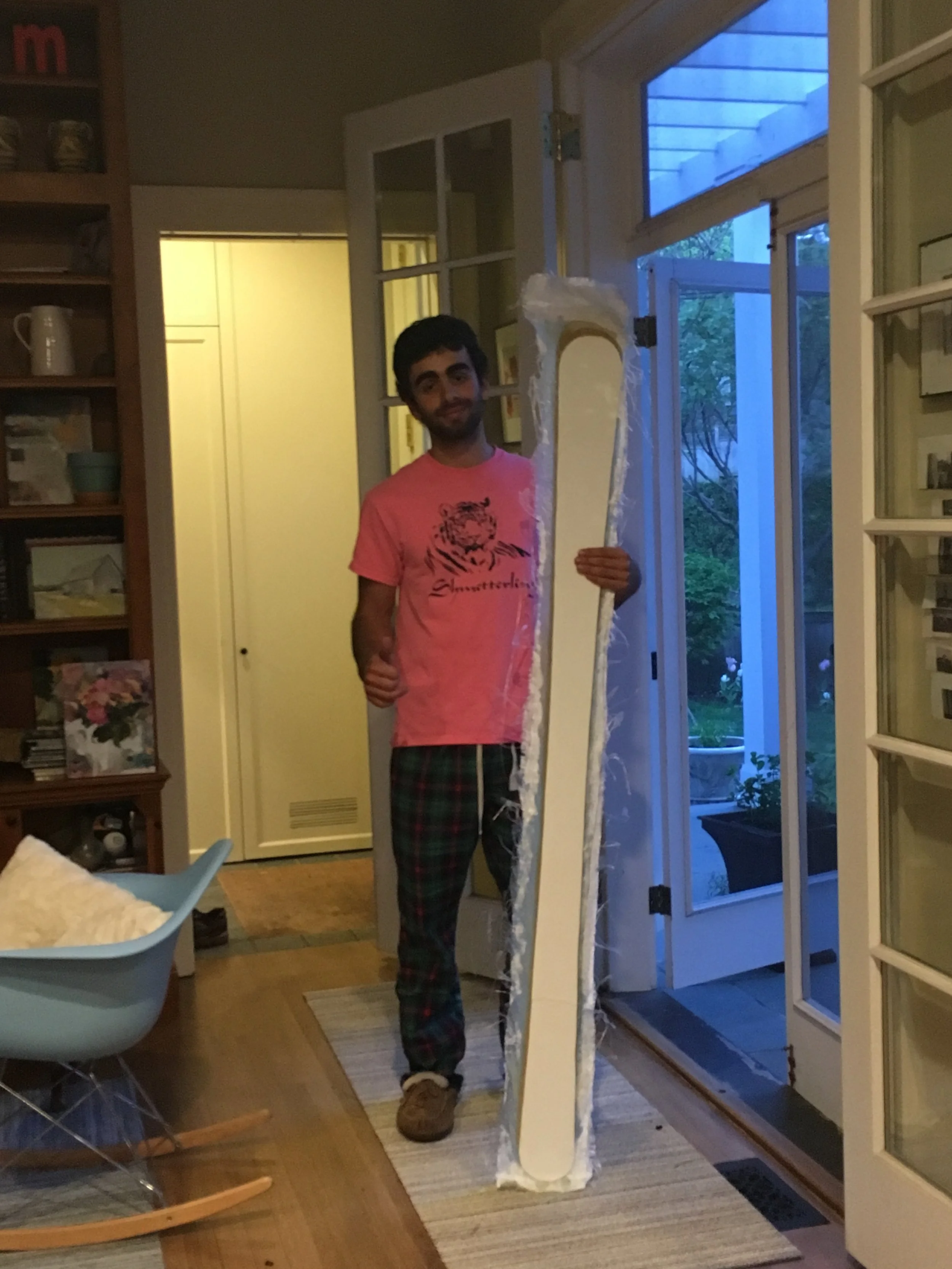 Blank ski! Ready for finishing