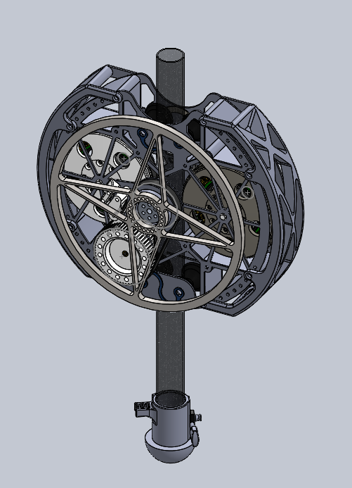 CAD for Revision 3 of the Pogo-bot