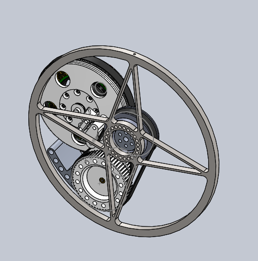 Reaction wheel mechanism