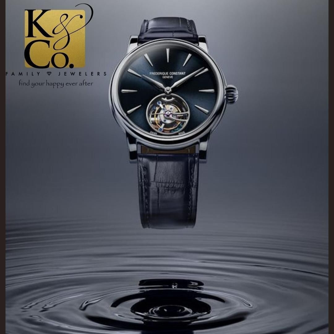 Did you like the recently unveiled Frederique Constant&rsquo;s anniversary tourbillon? 
You will love the two new steel versions. This one features a sun-brushed midnight blue dial in a fully-polished steel case mounted on a matte blue alligator stra