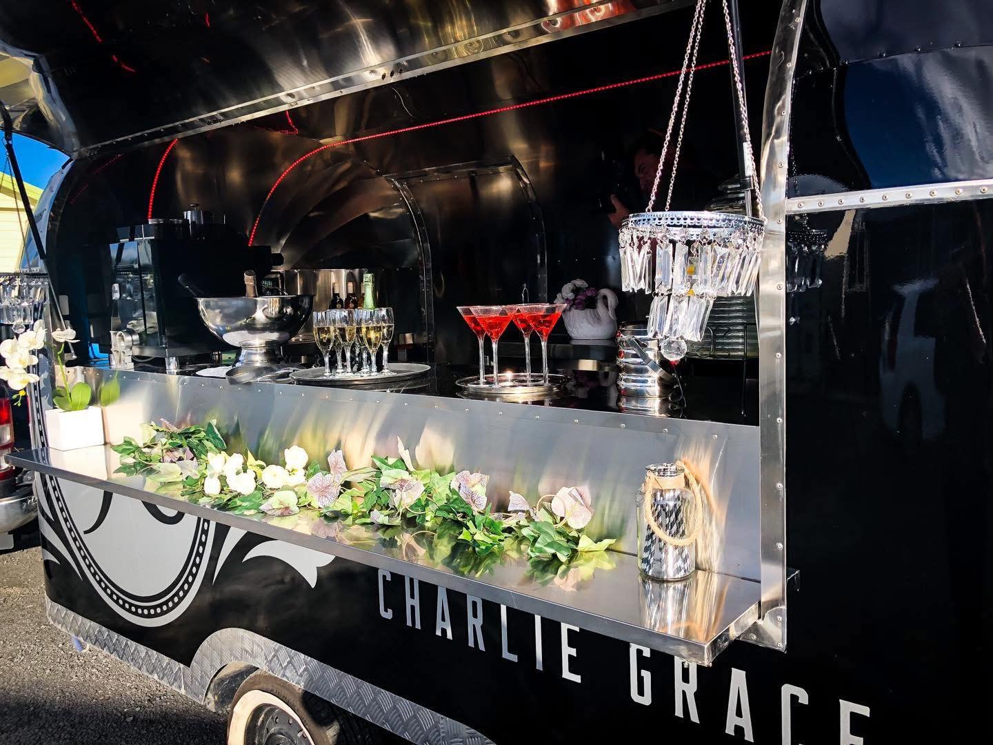 ✨ Glamour in Every Detail. From sparkling glassware to elegant lighting, Charlie Grace brings a touch of glamour to every event. Whether it&rsquo;s cocktails, bubbles, wine, beer, or coffee, we serve it in style. 🥂✨

📍 Serving Auckland wide
📩 even