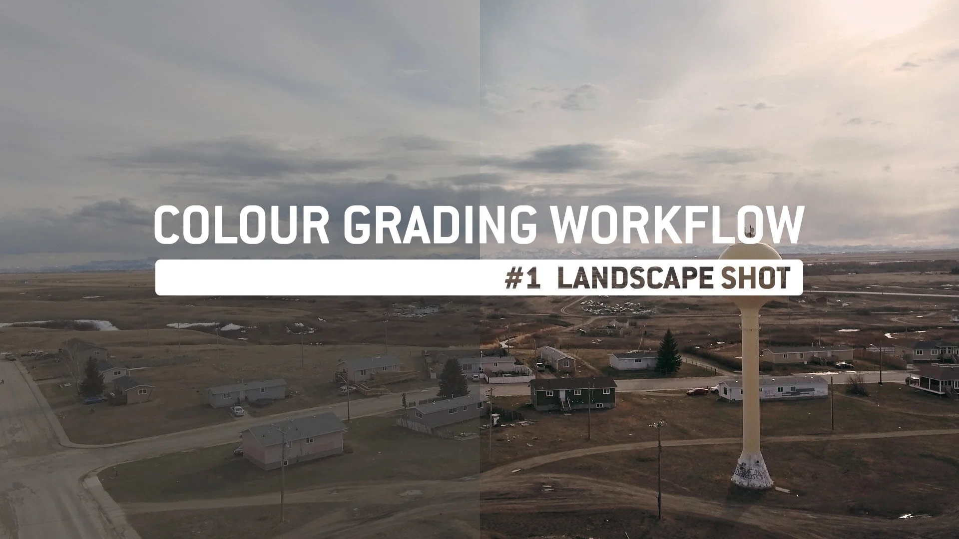 GRADING A DRONE SHOT
