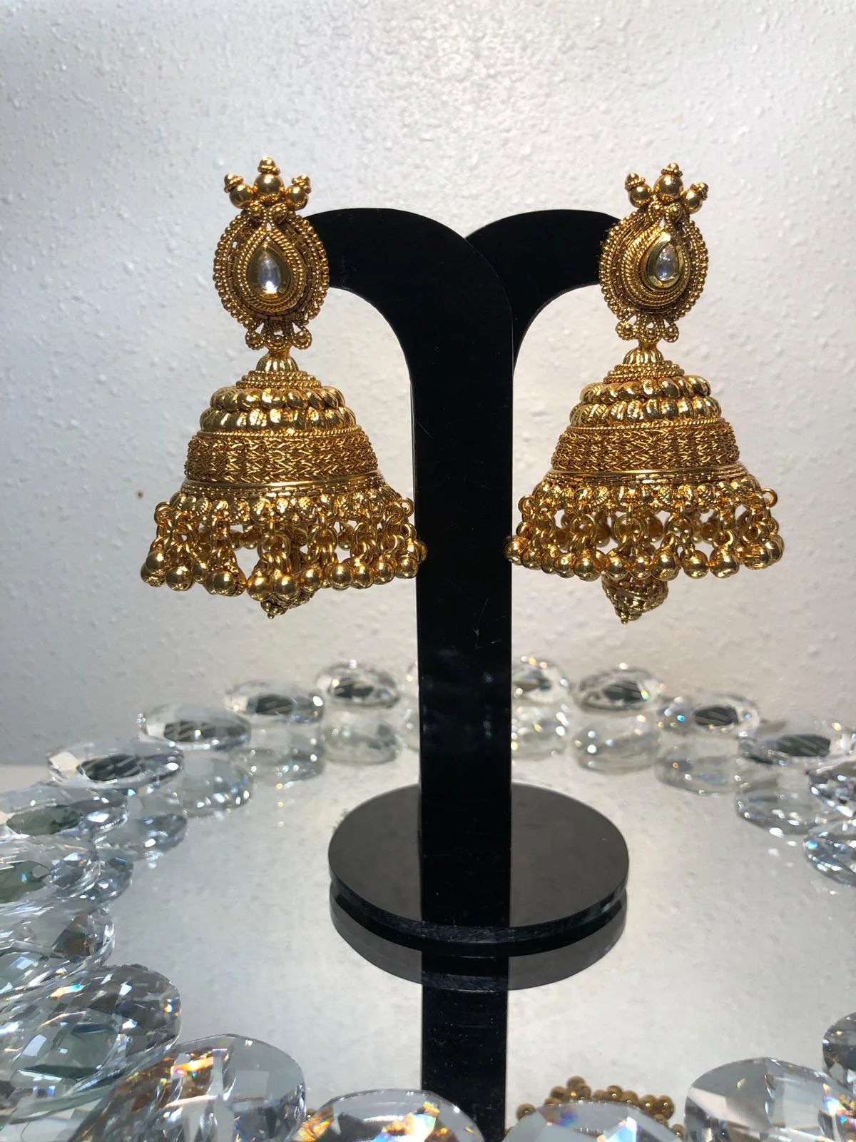 Traditional Jhumkas with Bells