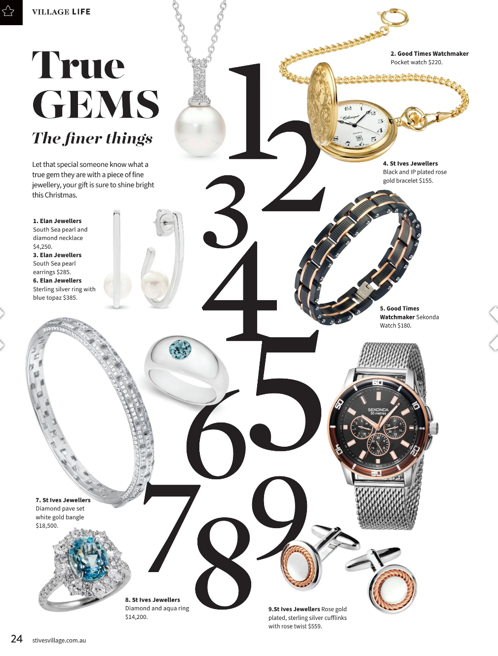 Lifestyle editorial St Ives Village Life magazine