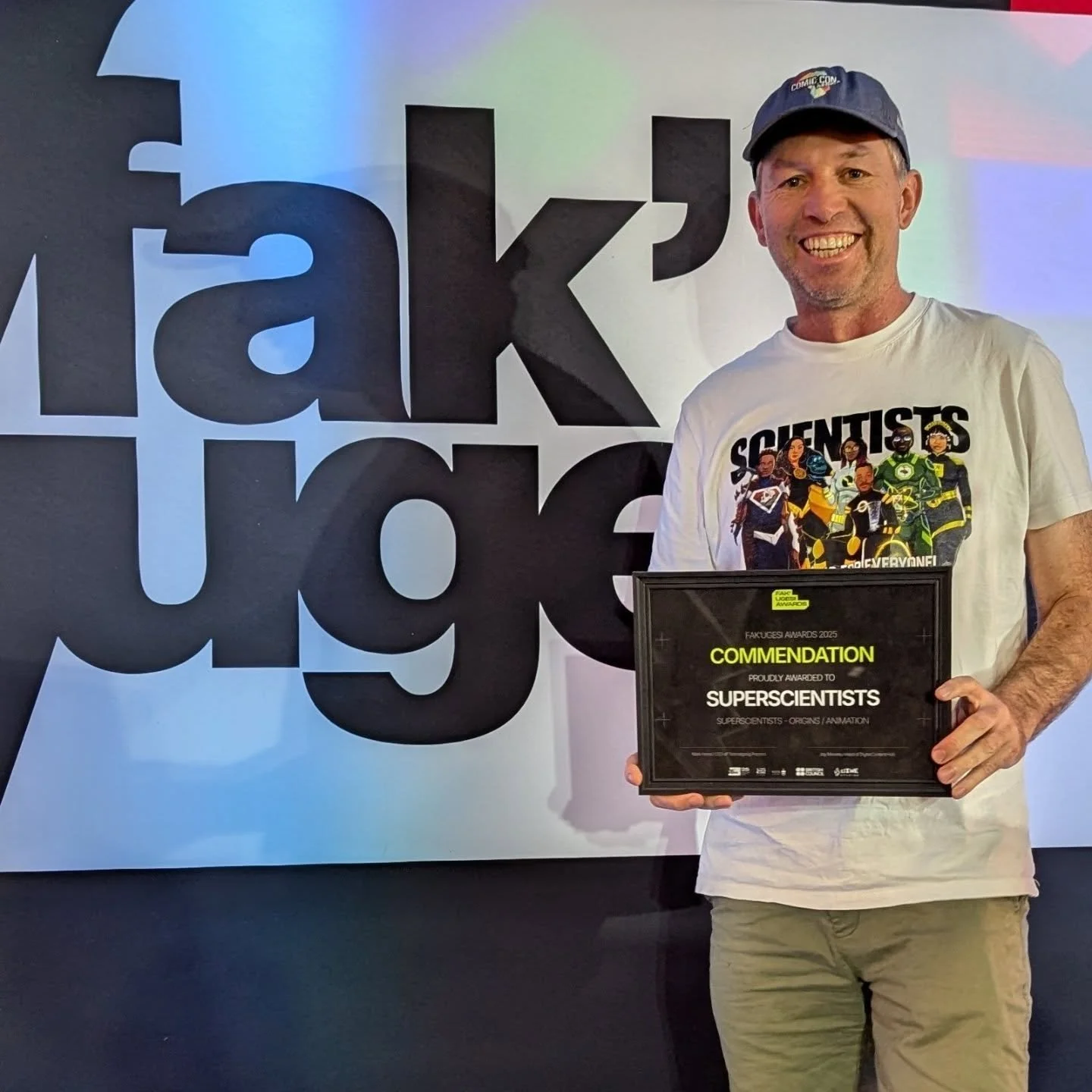 🥳We were awarded runner up at the @fakugesi festival for our #SuperScientistsOrigins short animation! 🥳
Thanks to them and the crew at @hiddenhandstudios, our director @ross_lelliott, assistant director @adrae97, the writers @greig_cameron and Pet
