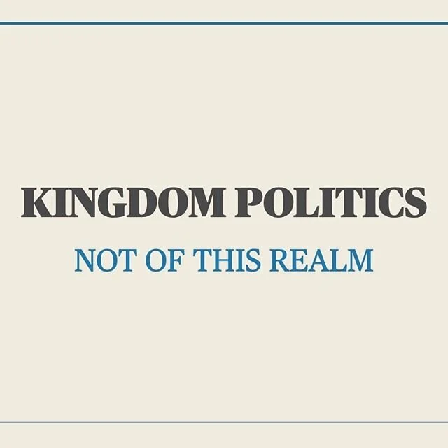 Thank You, @_simonrock_ for providing this insightful, Kingdom-perspective on one of the most prevalent issues of our day. Simon as a great friend and great thinker. Go to our site and let this latest entry blow your mind! 
Jesus never was a politica