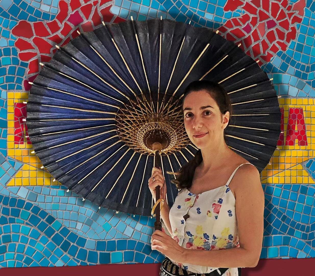 Jovana Zhang's object: This traditional 余杭 [Yúháng] paper umbrella, which became the basis of an entire design philosophy.