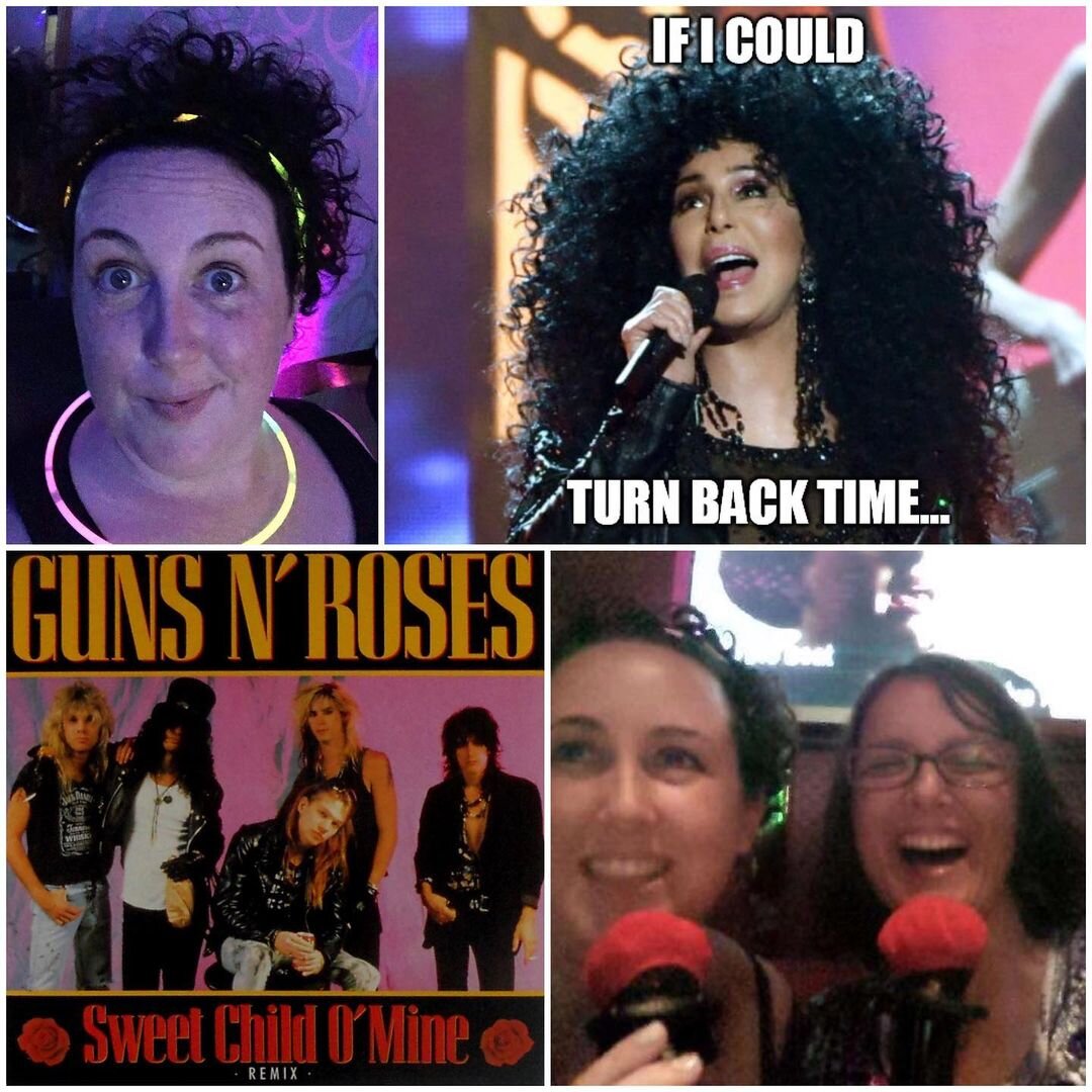 Question 08. Louise Roy's go-to song to sing at KTV: Any belting rock song, such as 'Sweet Child o' Mine', by Guns N' Roses or 'If I Could Turn Back Time', by Cher.