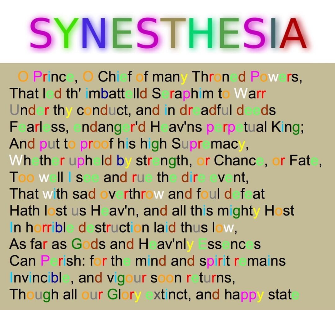 Cocosanti: He has grapheme–color synesthesia, a type of sensory overlap that makes it hard for him to read because of the jarring colours that jump out of the text.