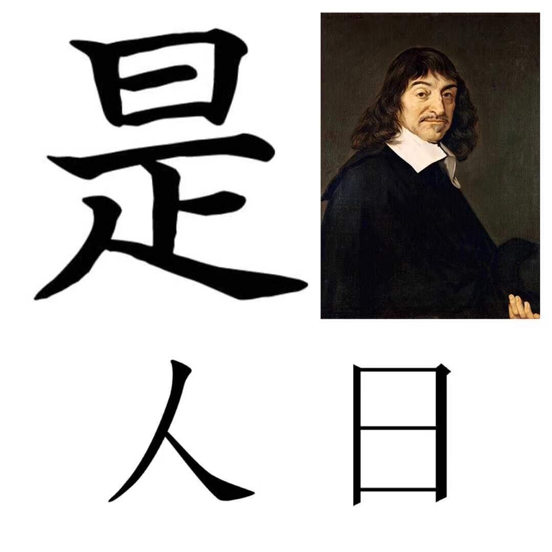 Question 02. Vladimir Djurovic's favourite word or phrase in Chinese: 是 [shì], meaning 'to be', because of a story which is resonant with Descartes.