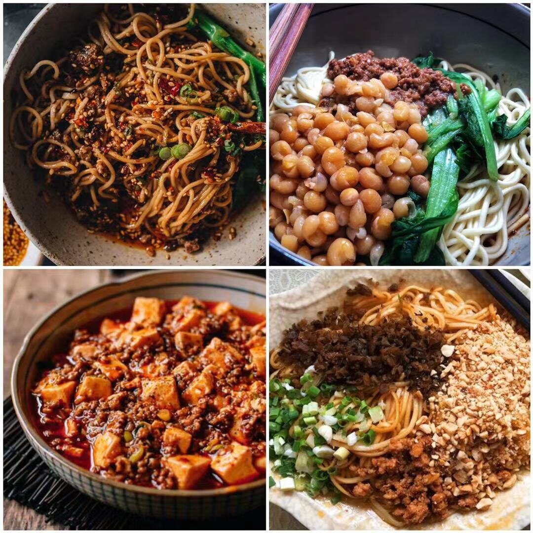 Jamie Barys: Her favourite food in China is Sichuan cuisine, including 担担面 [dàndàn miàn], 碗杂面 [wǎnzá miàn], 麻婆豆腐 [mápó dòufu], and 宜宾燃面 [Yíbīn ránmiàn].