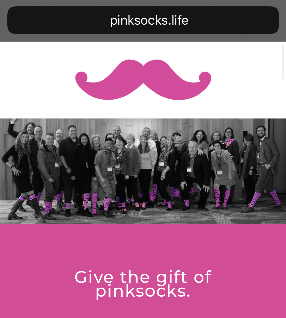 Lissanthea Taylor: She is a supporter of the pinksocks organisation, which believes in putting the human at the centre of healthcare.