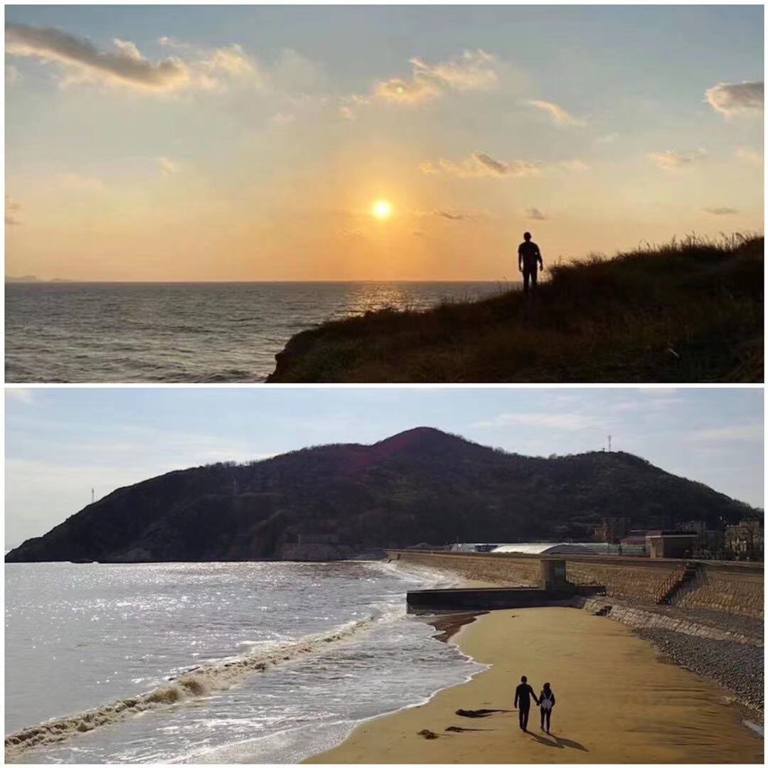 Douglon Tse: Photos from the first time he took his wife to 嵊泗 [Shèngsì] island, when they decided to stay.