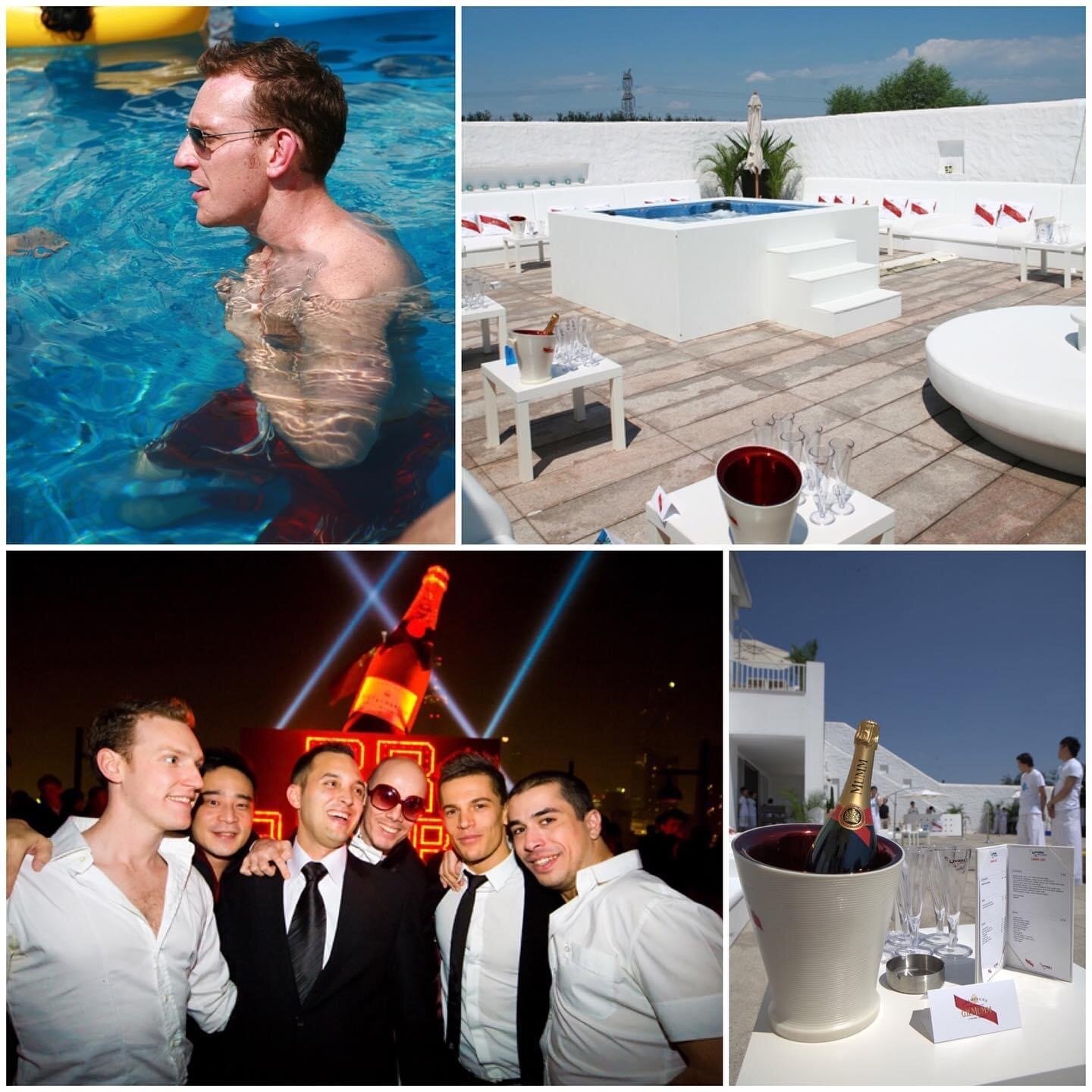Stephane de Montgros: Some photos from his days as a pool party organiser and club promoter.