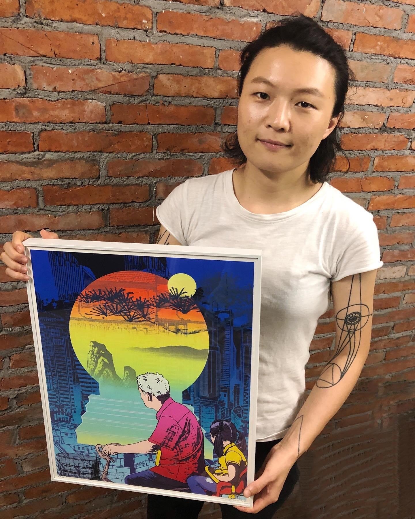 Nini Sum’s object: An example of her screen-print art.