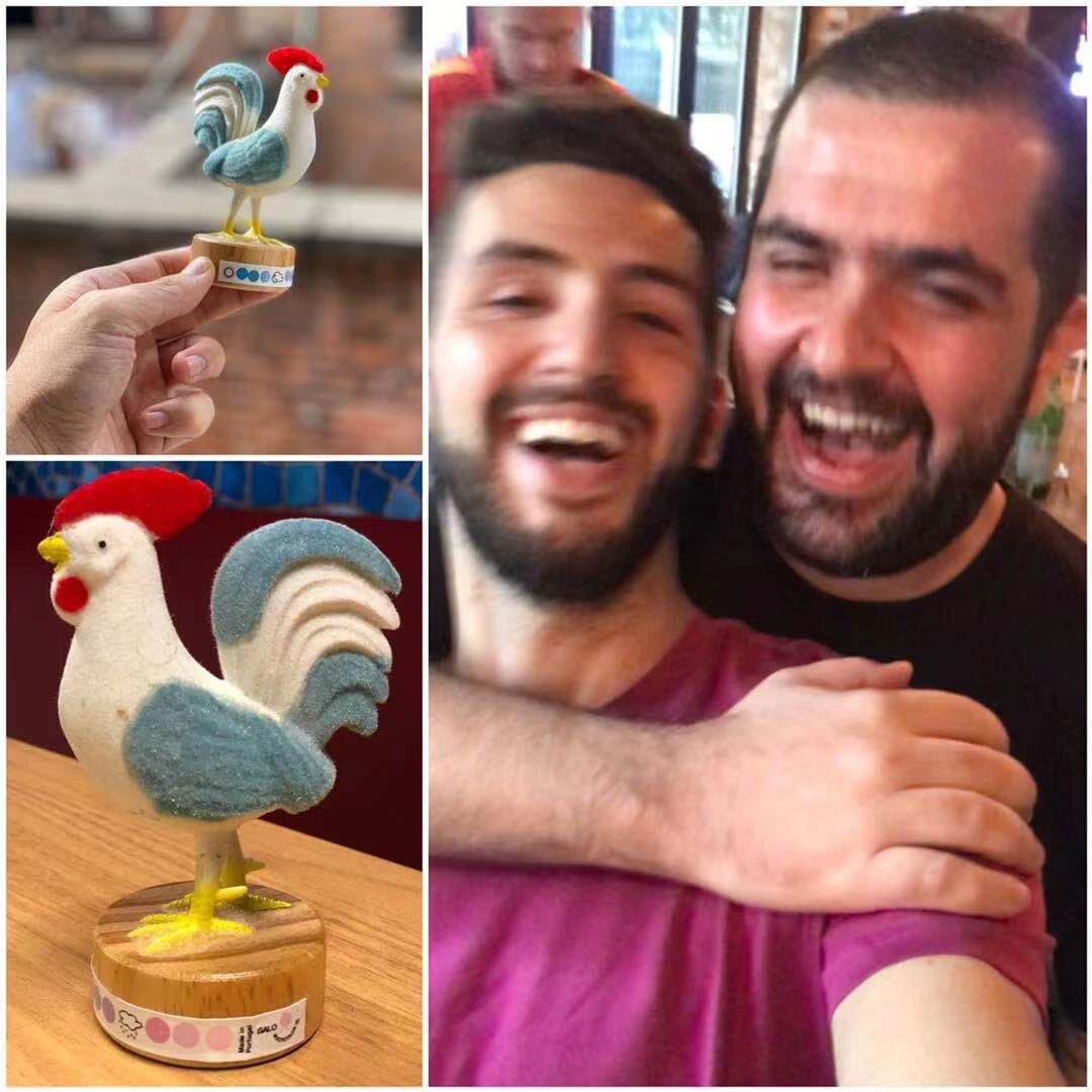 Seth Harvey: More photos of the Portuguese weather cock, and the Portuguese friend who gave it to him.
